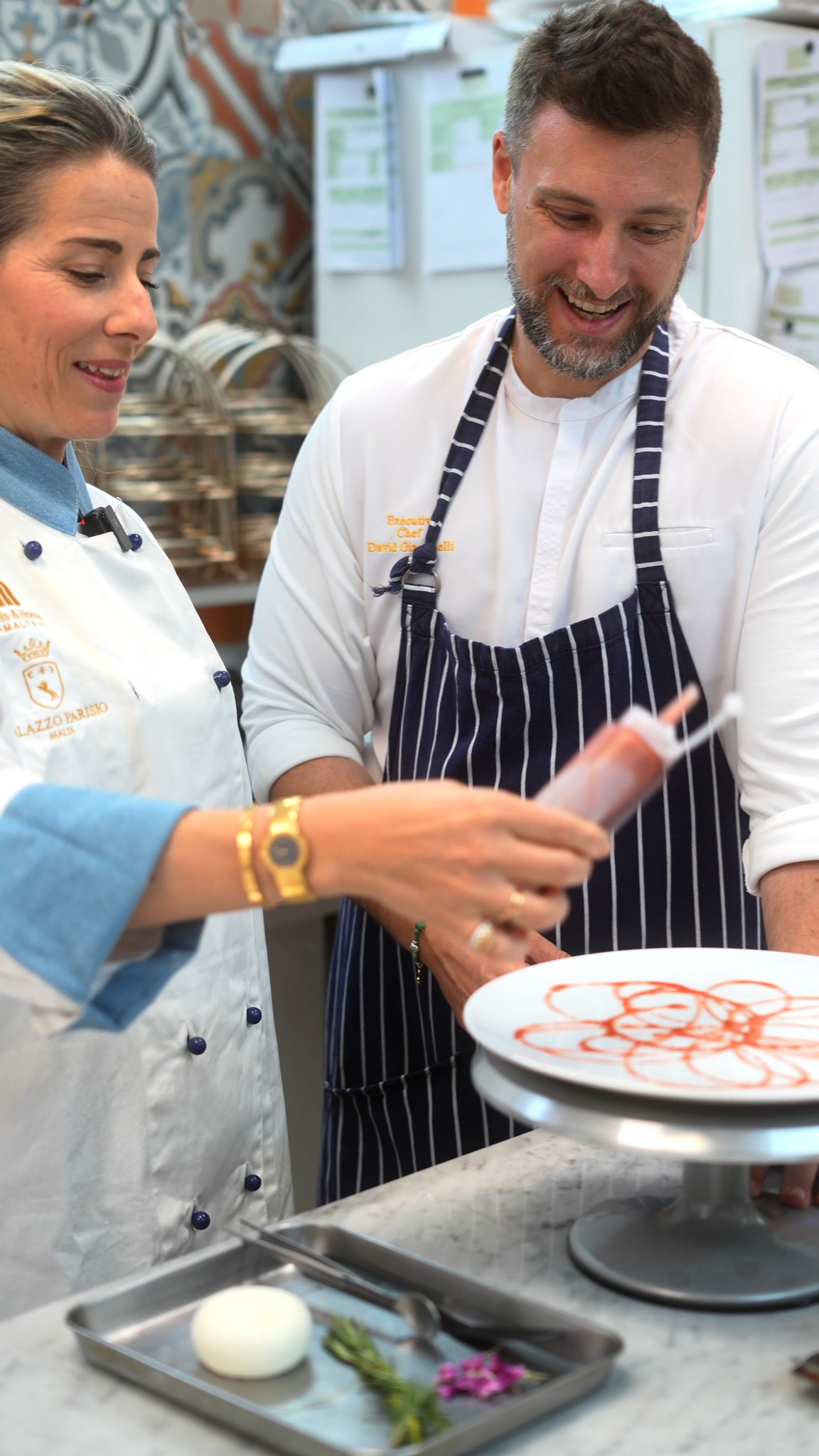 There are worse ways to spend a morning than in the kitchen with the new summer menu. Justine would agree.
The new menu is waiting for you: palazzoparisio.com/reservations