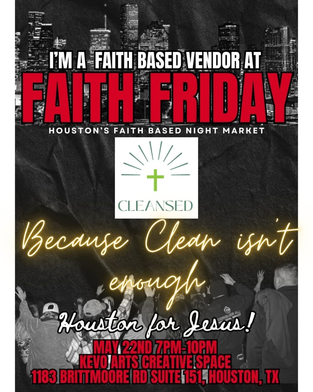 This won't be a typical Friday night. Come on out for an experience! See you there!