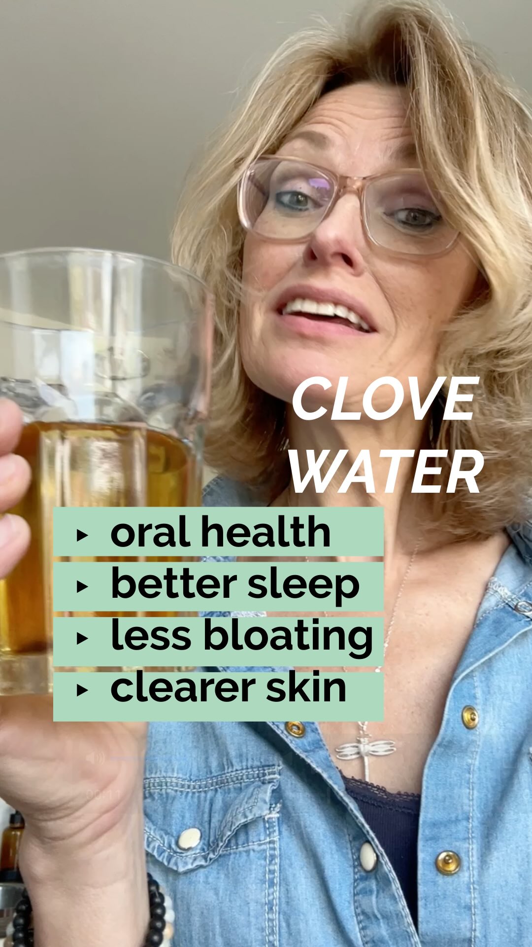 Clove water is gaining popularity. For a reason.
The magic compound is Eugenol which gives cloves their strong smell and famous health benefits 👇
It’s known for its antioxidant, antibacterial, and anti-inflammatory properties that:
* Supports digestion
* Help reduce bloating & heaviness
* Naturally freshen breath
* Support immunity
* Help support a healthier gut
✨ And yes — people also use cooled clove water as a natural skin tonic because of its antibacterial properties that help:
* Refresh oily skin
* Support clearer-looking skin
* Reduce excess oil buildup
* Soothe acne outbreaks
(Always patch test first — clove can be strong for sensitive skin.)
🫙 HOW TO MAKE IT:
🔹Boil a glass of filtered water
🔹Add 4–5 whole cloves (please buy organic!) and simmer for 10 minutes
🔹Let it cool and drink 30 minutes before bed or,
🔹Put it in the fridge and drink in the morning to support digestion and reduce bloating
🔹Optional: let it cool and use a small amount externally as a face rinse or toner.
🌿Clove water is 100% natural, cheap and effective.
Don’t miss out on it and give it a try.
👉Don’t forget to follow if you love living life naturally 💚
#NaturalRemedies
#Bettersleep
#HealthySkin
#clovewater #reducebloating