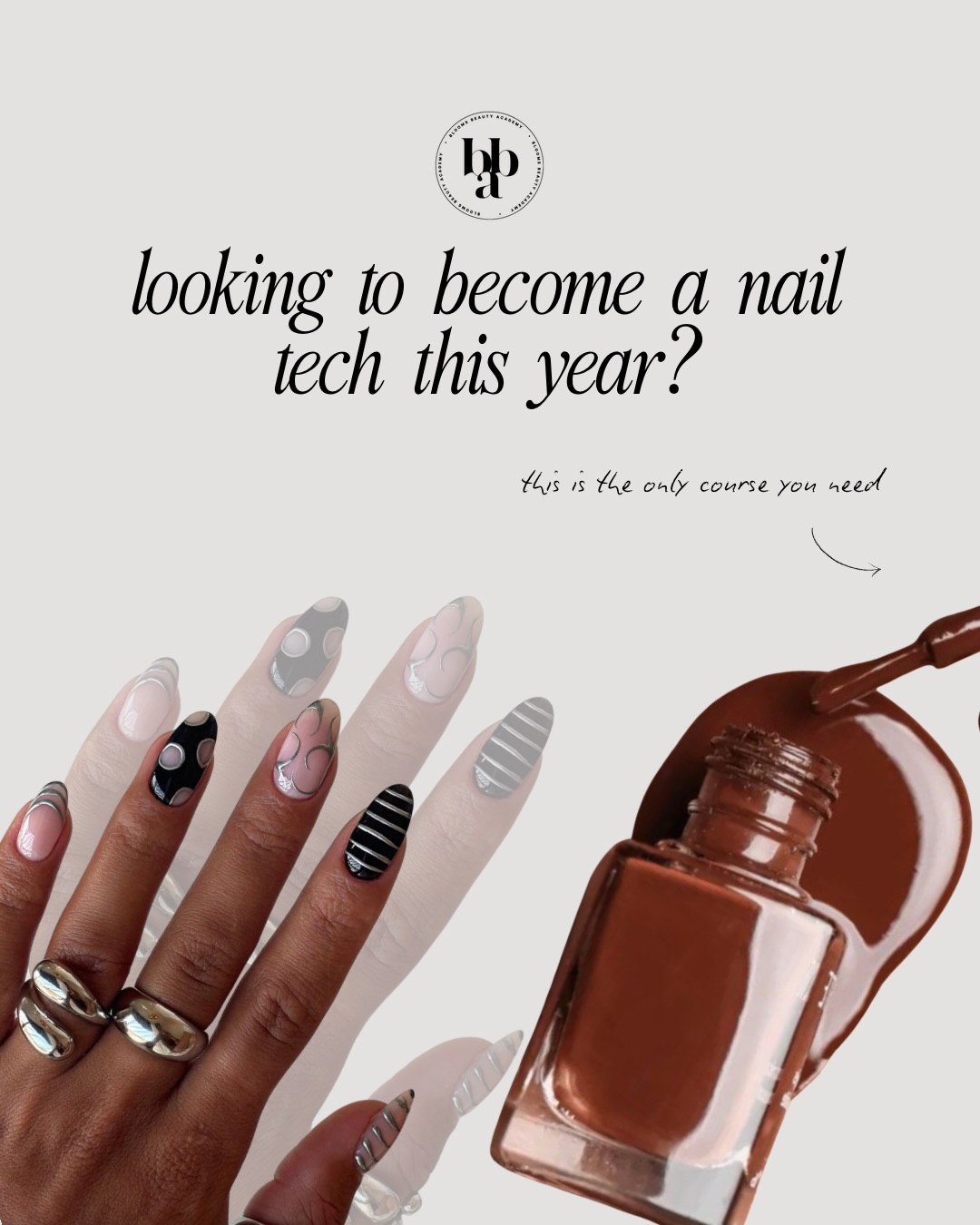 Ready to turn your love for nails into a real skill set? 💅🏼
Our ultimate nail course covers gel polish, builder gel, acrylic nails and electric file work, giving you the confidence to start offering treatments or expand your services.
No experience needed, just the willingness to learn and put the work in.
To book, visit the link in our bio.
Finance available | Beginner friendly | ABT accredited