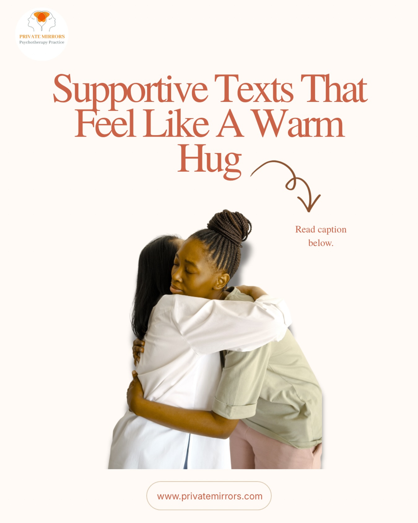 Sometimes, we all need reminders that we are not alone, especially on the days when everything feels a little too heavy, and even simple things feel like a lot.
So if you’re unsure what to say to someone you care about (or even to yourself), here are a few gentle messages that can mean more than we realize:
• “Just checking in on you today. How are you doing?”
• “I know things have been heavy lately, but you don’t have to go through it alone.”
• “Please remember to be kind to yourself too.”
• “You’ve been handling so much, and I hope you’re proud of yourself.”
• “I’m always here if you need someone to talk to.”
• “You don’t always have to have it all figured out.”
• “Rest if you need to. You deserve care too.”
• “I believe in you, even on the days you struggle to believe in yourself.”
Sometimes, the smallest messages can mean the most.
#privatemirrors