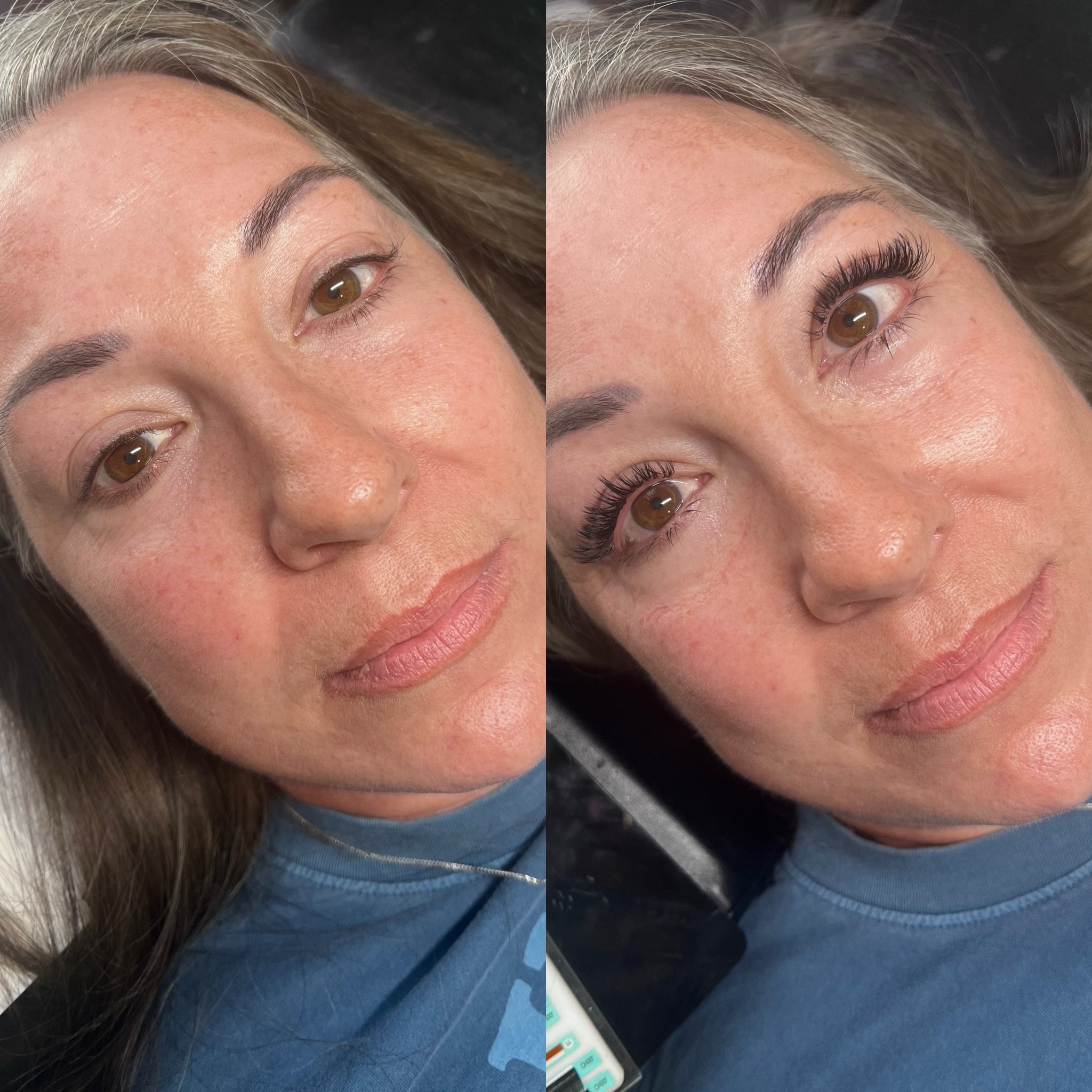 She literally said, “I just want to wake up and look put together, without putting a lot of time into it.” She’s a busy mom who keeps the household running smoothly. Who can relate? We did a full set of custom lash extensions. She will come back in 3 weeks for a fill. Easy Peezy. #lashextensions #busymom #lashes #elkhartindiana #lashboxla
