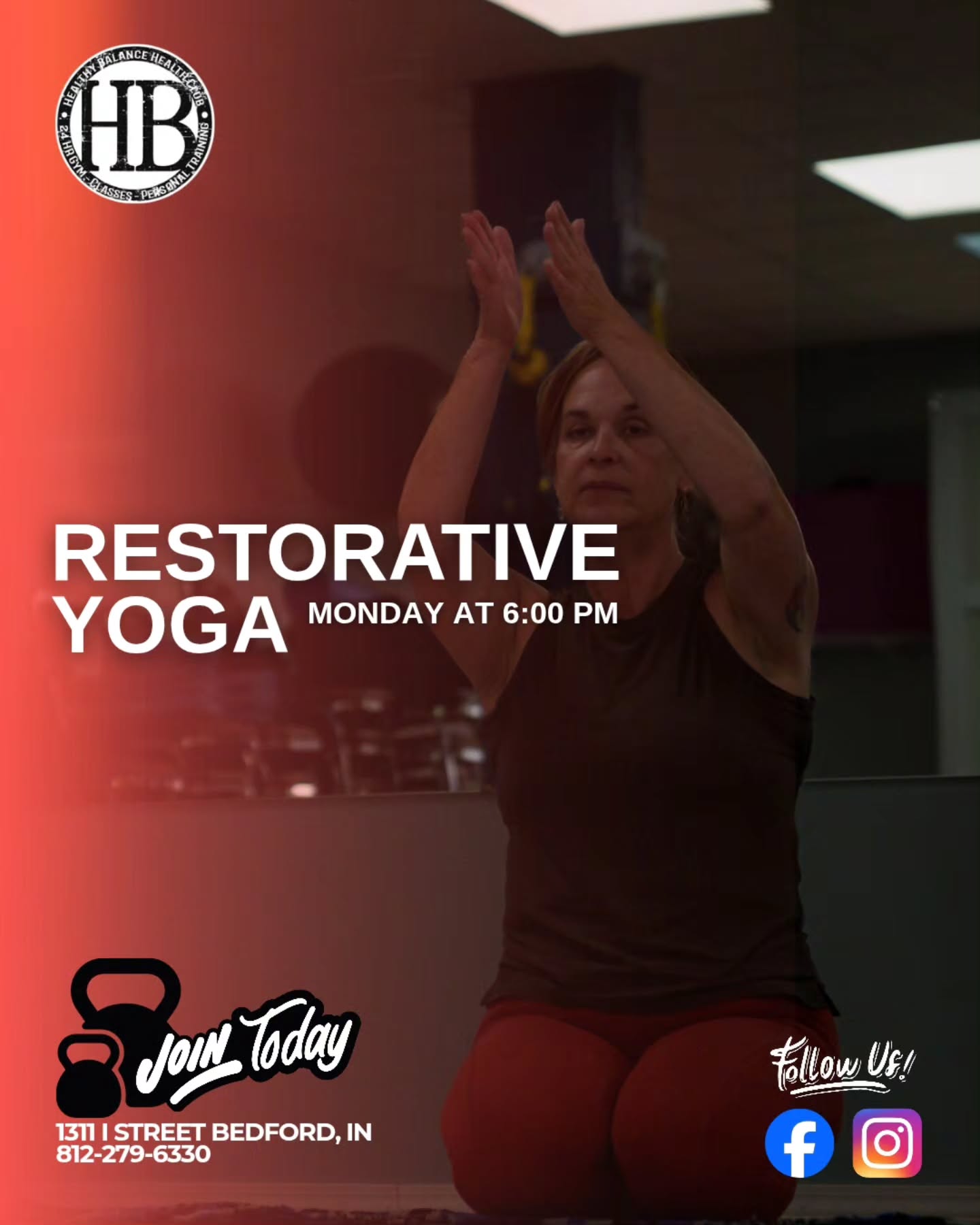 Is your to-do list already screaming at you? Take a breath. We’ve got the perfect antidote to the Monday blues.
Join us tonight at 6:00 PM for Restorative Yoga at Healthy Balance.
Unlike faster-paced classes, Restorative Yoga is all about slowing down, opening the body through passive stretching, and letting your nervous system completely recharge. Think cozy props, deep relaxation, and zero effort required.
Why you need this tonight:
Release Tension: Gently open up tight shoulders, hips, and lower backs after a long day at the desk.
Calm the Mind: Shift your body out of "fight or flight" mode and into pure relaxation.
Better Sleep: Set yourself up for a deep, restorative night's rest to tackle the rest of your week.
When: Tonight (Monday) at 6:00 PM
Where: Healthy Balance Studio
What to bring: Just yourself and comfortable clothes. We provide all the cozy props (bolsters, blankets, and blocks)!
#MondayMotivation #MindfulMondays #SelfCare YogaCommunity