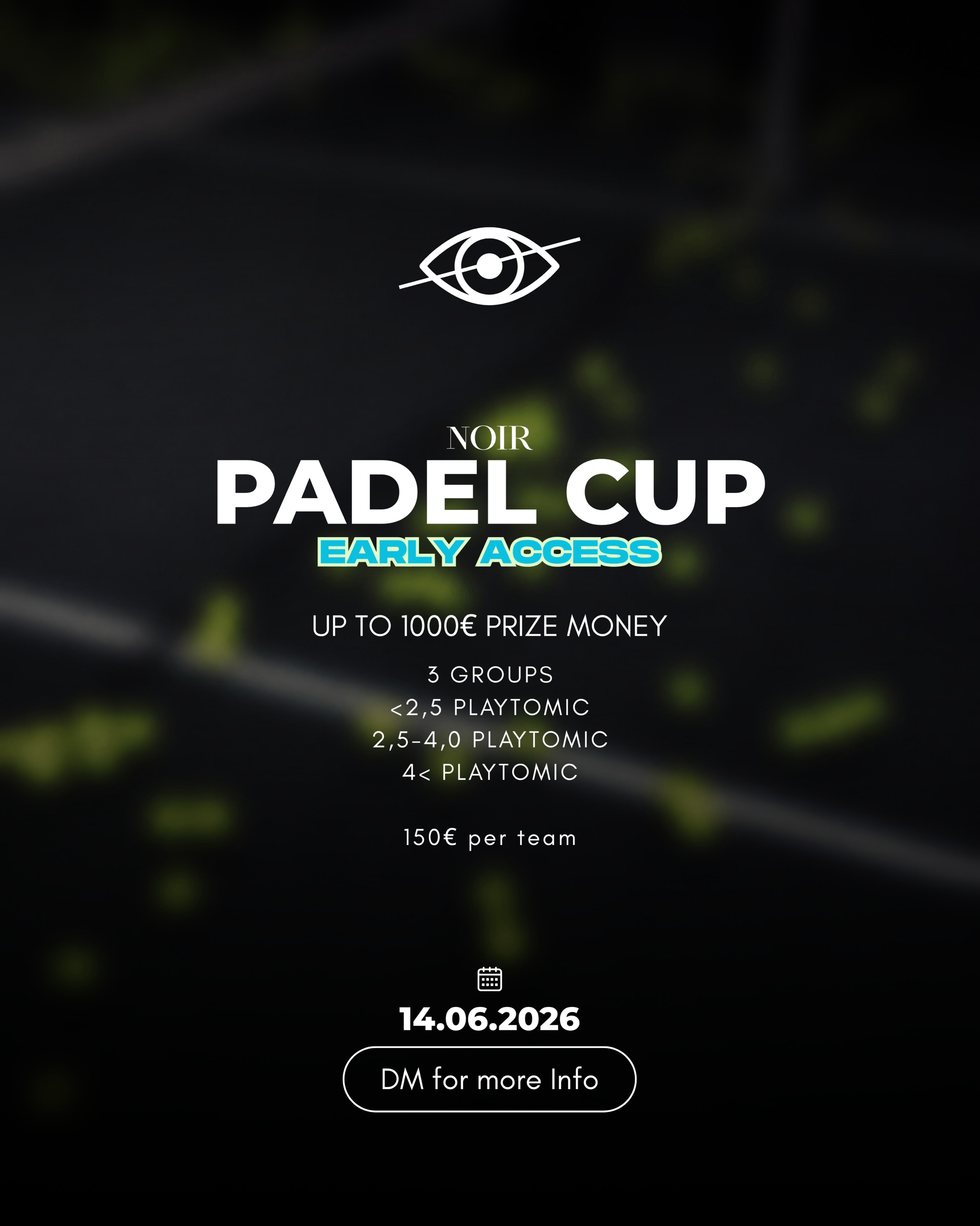 save the date 🤫🎾 more info tba soon. Limited spots