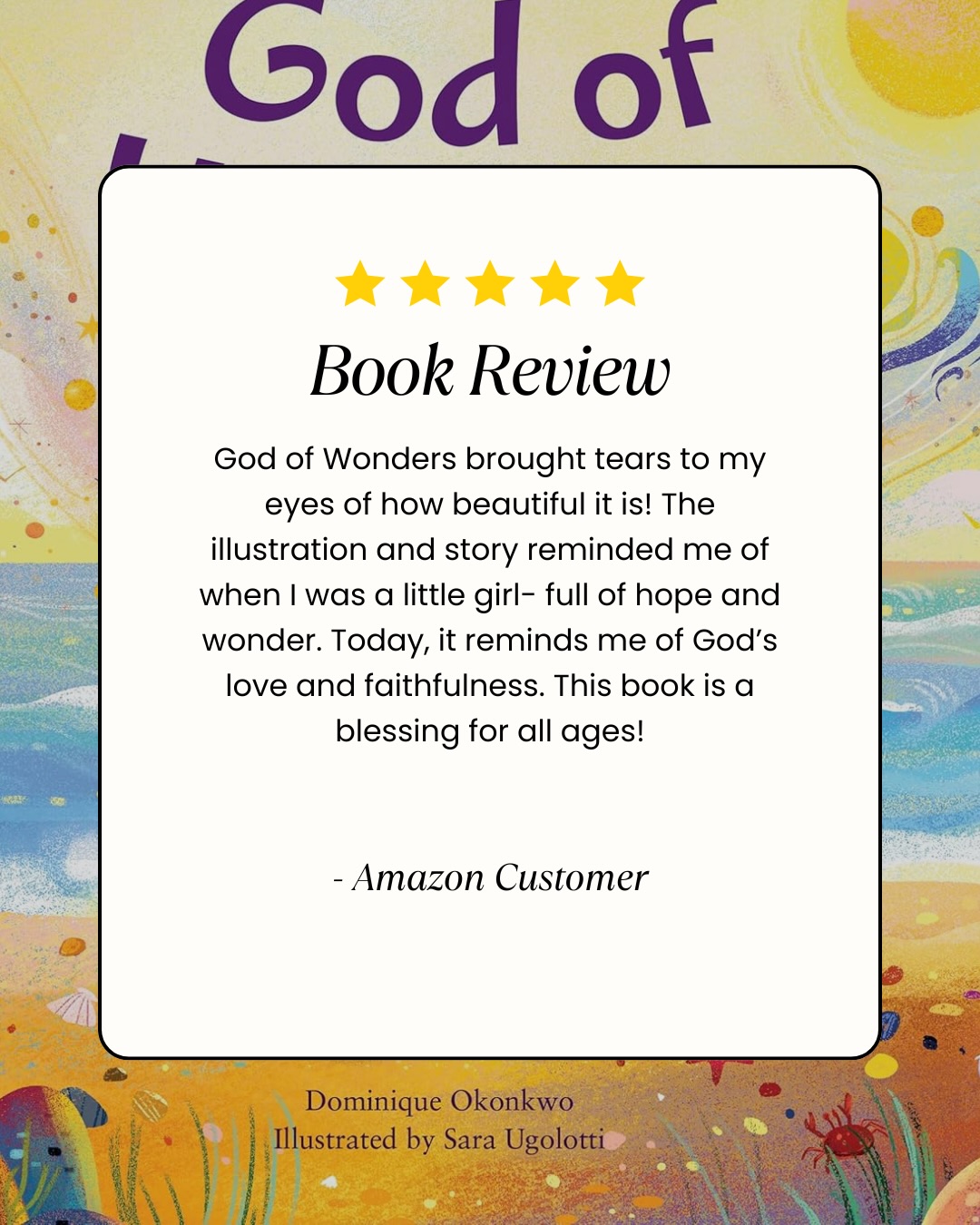 More book reviews are rolling in! 📚✨
I want to extend my heartfelt thanks to everyone who has taken the time to leave a review for my books. 💛 Your words not only encourage me as an author, but they also help other readers and families discover stories like mine.
Every review, recommendation, share, and kind word truly makes a difference—so keep ’em coming! 😊 Thank you for your continued support and for being part of this journey with me.
#YourFavoriteAuthor #ChildrensBooks #FaithBasedBooks #HappyReading