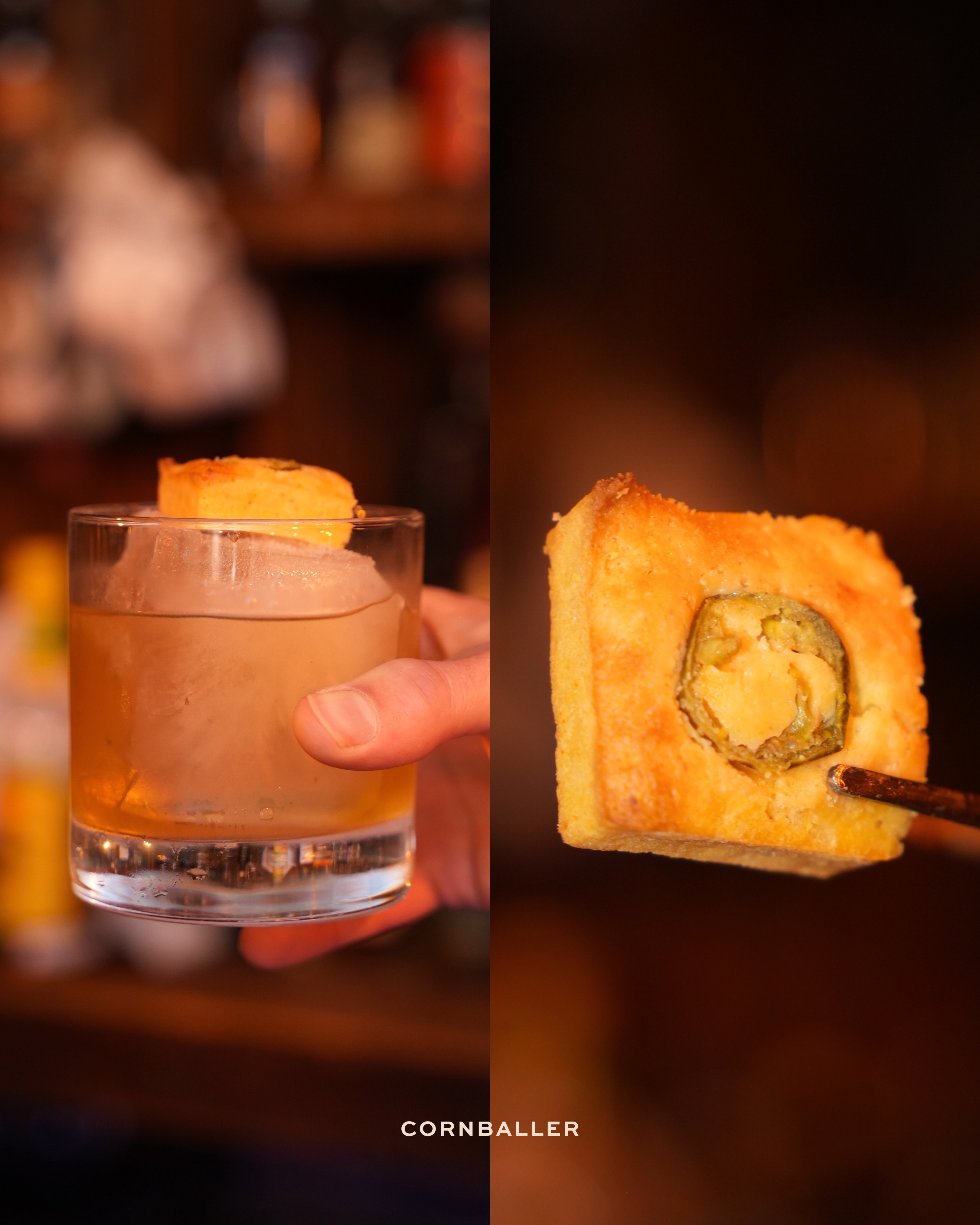 It’s all in the details ✨
The close ups say it all. A cocktail should look just as good as it tastes 🤌🏼
🥃 Cornballer with Mike’s homemade jalapeño cornbread
🍫 Jamaican Railroad Corporation with white chocolate & pistachio bark
🍸 Suanla with chilli cucumber ribbon
Find us behind the door on Berry Street from 5pm 🍸
#BerryAndRye #LiverpoolBars #CocktailCulture #CocktailBar #LiverpoolCocktails