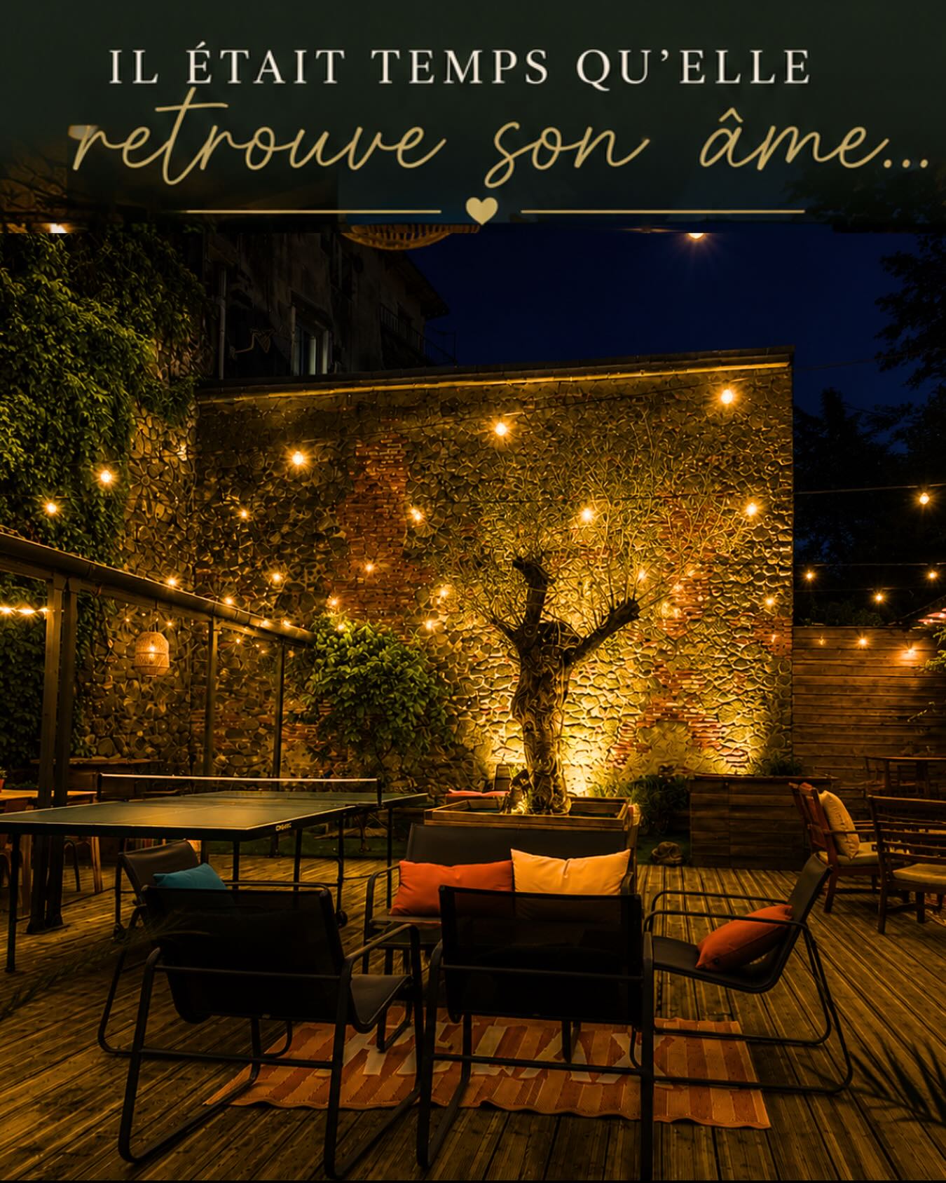 LA MÉTAMORPHOSE : UN JARDIN SECRET S’ÉVEILLE AU BORD DE LA JORDANNE
🌿
Le Canotier Live prend ses quartiers d’été. On range la scène, on ouvre les portes : bienvenue sur LA TERRASSE BY LE CANOTIER LIVE.
On a charbonné pour transformer ce bord de rivière en un véritable jardin secret, caché en plein cœur d’Aurillac.
Un refuge où le temps s’arrête, où l’on oublie l’agitation, on laisse place à la sérénité du bord de l’eau et à une cuisine qui a enfin trouvé son âme, son terroir. On a passé ces derniers mois à repenser chaque recoin, à chiner, à décorer, mais surtout à chercher le goût juste. Celui du Cantal, celui du vrai.
Ce qui vous attend :
• Une carte courte, une carte de cœur : On a conçu une carte de 4 assiettes signatures « les 4 éléments du Cantal », main dans la main avec des producteurs cantaliens. Le terroir à l’honneur. Du brut, du frais, du local
• L’esprit Afterwork : Du bon vin, des produits bruts, et le bruit de la rivière pour seule musique.
• Un décor vivant : On a mis nos tripes dans ce lieu pour qu’il devienne votre refuge de l’été.
On vous attend jeudi dès 18h30 pour commencer cette nouvelle histoire avec nous.
Afin de préserver la qualité de l’accueil et la fraîcheur des produits, le nombre de tables reste volontairement limité.
📅 RÉSERVEZ VOTRE TABLE :
🌐 En ligne : laterrassecanotier.fr
📞 Par téléphone : 07 81 63 06 56
OUVERTURE DE SAISON | JEUDI 21 MAI | 18H30
📍 La Terrasse by Le Canotier Live – Le Jardin Secret d’Aurillac – 18 rue du Buis
#Aurillac #Cantal #LaTerrasseByLeCanotierLive #JardinSecret #CantalAuvergne Terroir SortirAAurillac Jordanne BistroChic ProduitsLocaux Afterwork NouveauLieu Metamorphose GastronomieCantal AuvergneTourisme Incontournable food lifestyle
Et non ce n’est pas de l’IA 😉