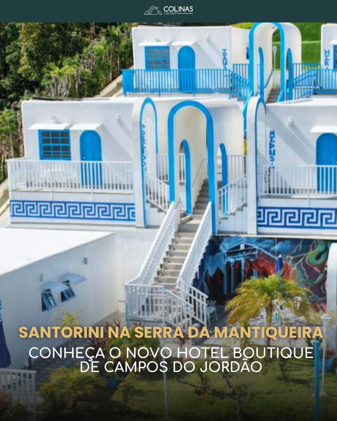 Já pensou em viver um pouquinho da Grécia sem sair do estado de São Paulo? 🏛️
Acaba de inaugurar em Campos do Jordão o Vila Grega Hotel, um hotel boutique que traz todo o charme de Mykonos e Santorini para o coração da Serra da Mantiqueira. É a "escapadinha" perfeita para quem busca algo exclusivo, romântico e muito perto de casa!
- Quartos com História: São apenas 8 suítes exclusivas, cada uma inspirada em um deus da mitologia grega. Já pensou em se hospedar no quarto de Afrodite, a deusa do amor?
- Conforto de Luxo: Todas as suítes são espaçosas, com 42m², e contam com banheira de hidromassagem, minicozinha e uma vista linda para o jardim.
- Sabor Mediterrâneo: O café da manhã e o restaurante trazem pratos inspirados na culinária grega, com direito a vinhos selecionados direto da Grécia!
- Localização: Fica a apenas 4km do agito do Capivari, em uma área super tranquila para quem quer silêncio e contato com a natureza.
Campos do Jordão nunca cansa de nos surpreender, né?
Marca aqui o @ de quem vai te levar para esse "pedacinho da Grécia" na serra! 💙