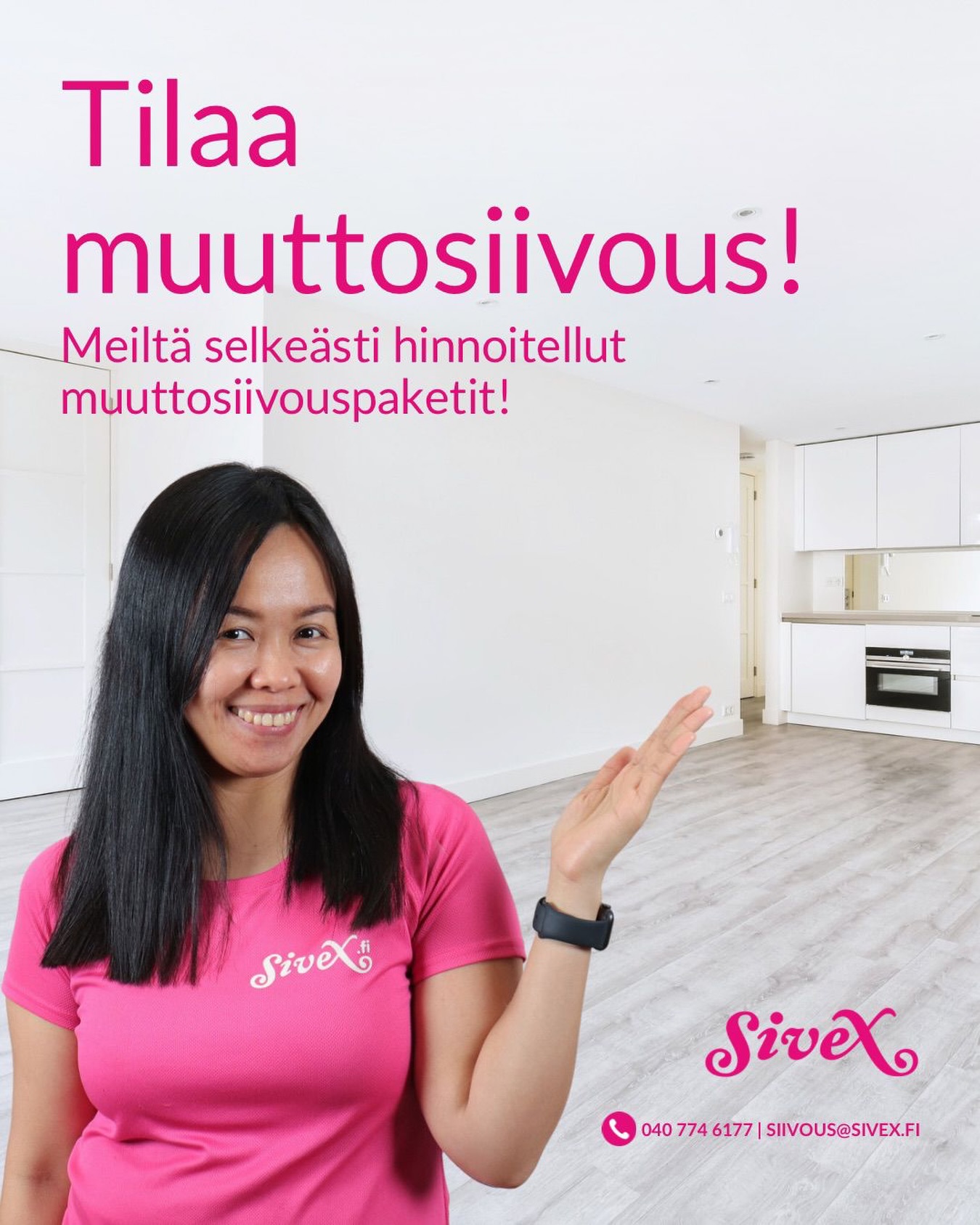 Onko muutto edessä? 📦
Helpota muuttoa ja jätä siivous meille!
Meiltä saat selkeästi hinnoitellut muuttopaketit niin vanhaan kuin uuteenkin kotiin pääkaunpunkiseudulla!
Ota rohkeasti yhteyttä!
💌 siivous@sivex.fi
☎️ +358 40 774 6177
#muutto #muuttosiivous #muuttopäivä