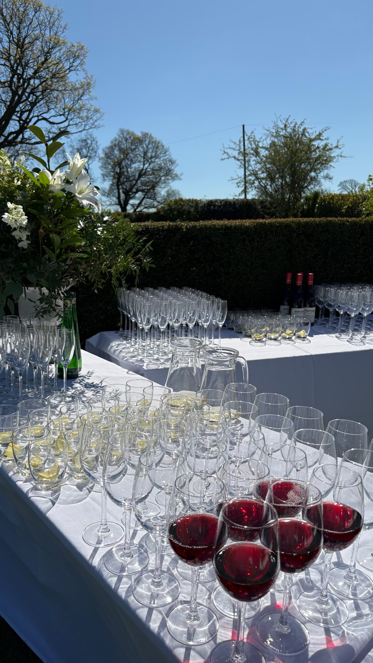 It’s all in the preparation ✨
Our drinks and canapé reception ready and waiting for you! Enjoy this spring sunshine with a glass of fizz, array of canapés and lovely company 💜
#canapé #drinksreception #wedding #marquee #northyorkshire