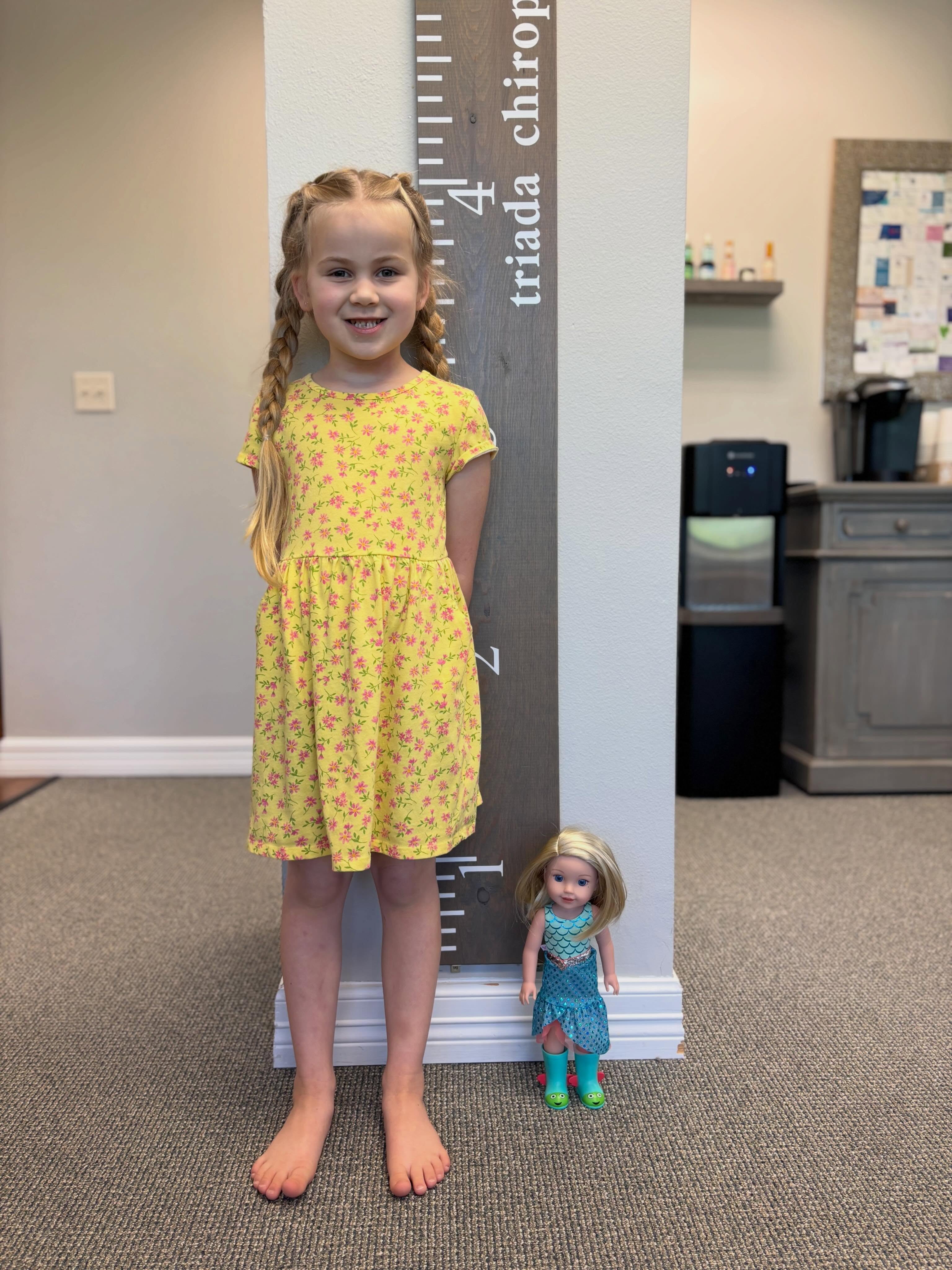 Checking her and dolly's height, growing so tall day by day!
Schedule an appointment for you and your whole family with Dr. Katrina today at Triada Chiropractic!
>>> triadachiropractic.janeapp.com
#friscotx #heightcheck #playtime #pediatricchiropractic