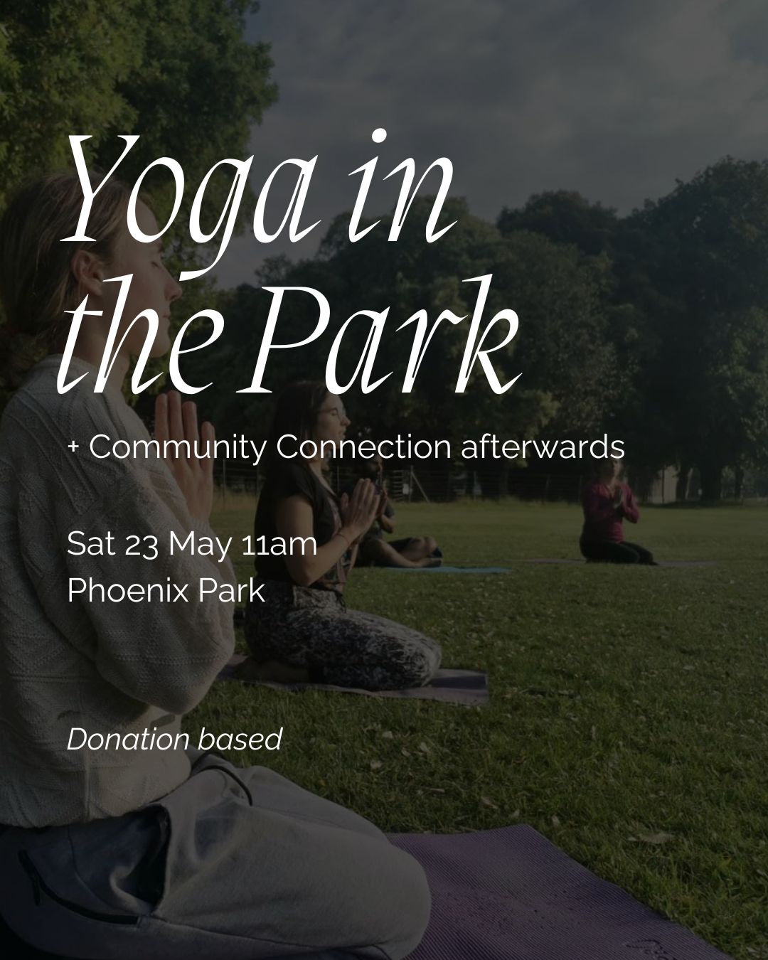 Join me tomorrow 23 May for some yoga in the Phoenix Park at 11am!
We will move through an Embodied Hatha Yoga practice - open to all levels .
The practice consists of meditation, pranayama (breathing techniques), asana practice (yoga poses) and relaxation (savasana) weaving in some yogic philosophy as well as somatic awareness.
Post Class Gathering with some snacks and drinks : If you like, you can stay after the class for a bit of community gathering! Bring some snacks to share with others and let's get to know each other!
Saturday, 23 May 11.00am, Phoenix Park (the class is usually 90-100mins) near the Zoo. The exact location will be send to you directly.
Bring your own mat, water bottle and some snacks to share if you want to hang out afterwards!
This is a donation based class. Book via link in bio!
See you there!
X
Anna
