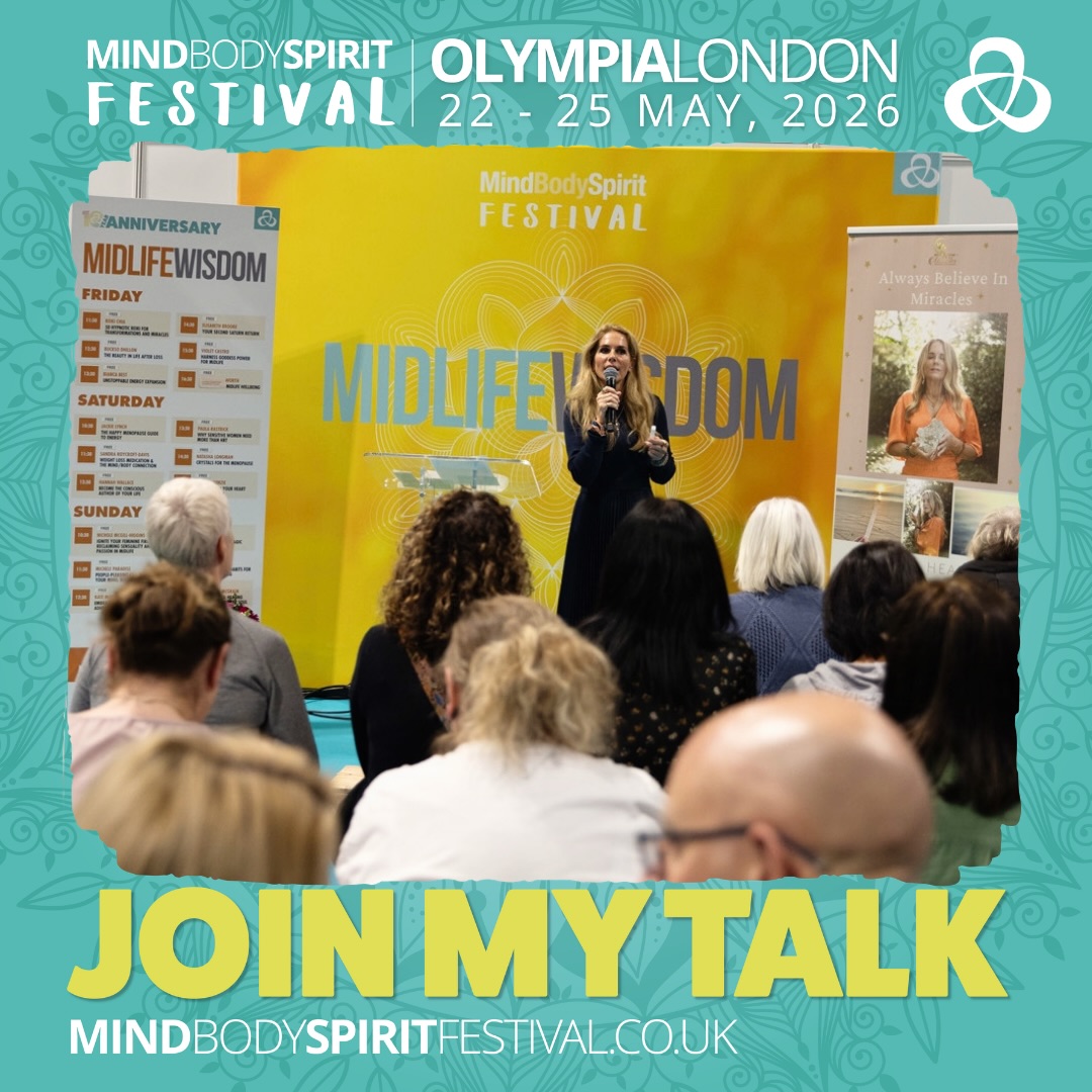 I’m so excited to be speaking at the Mind Body Spirit Festival at Olympia London this weekend ✨
I’ll be joining the Midlife Wisdom Stage for two talks sharing how crystals can support us emotionally, mentally, physically and energetically through different stages of life.
✨ Saturday 23 May | 10:30am – 11:15am
Crystals for Overwhelm, Sadness & Disconnection
A talk for anyone feeling emotionally overwhelmed, anxious, disconnected or exhausted from the pace of life. We’ll explore crystals for grounding, emotional balance, nervous system support and reconnecting back into yourself.
✨ Sunday 24 May | 11:30am – 12:15pm
Crystals for Pre-menopause, Perimenopause & Menopause
A supportive conversation around the emotional, hormonal and energetic shifts that happen during these powerful transitions. We’ll discuss crystals for grounding, clarity, balance, self-trust and energetic support.
Both talks are open to everyone whether you’re completely new to crystals or already working deeply with them ✨
Alongside the talks, I’ll also be at Stand C84 throughout the festival with my Always Believe in Miracles crystal collection.
I’ll be bringing over 200 different types of crystals from around the world, including many rare and unique pieces for you to experience and connect with in person.
Please do come and say hello — I’d absolutely love to see some familiar faces there 💫
📍 Mind Body Spirit Festival – Olympia London
📍 Stand C84
📍 Midlife Wisdom Stage
Tickets: www.mindbodyspiritfestival.co.uk
Can’t wait to see you there!
Much love
Natasha 💎✨
#MindBodySpiritFestival #OlympiaLondon #CrystalHealing #Crystals #spiritualwellbeing