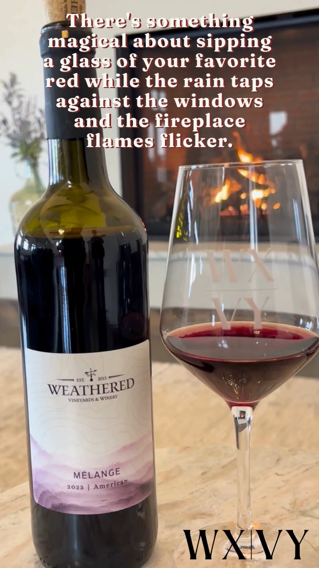 ☁️ Rain in the forecast this Saturday? We say: perfect.
There's something magical about sipping a glass of your favorite red while the rain taps against the windows and the fireplace flames flicker. This Saturday, we're turning the weather into an excuse to slow down and settle in.
Join us inside the tasting room for:
🍷 Full flight tastings
🧀 Charcuterie boards made fresh in-house
🔥 Cozy atmosphere, no reservations needed
Bring a friend, a date, or just yourself — the vines are loving this rain, and so are we.
Doors open 12–6pm. See you Saturday. 🌧️🍇
#MadeToSavorWV #WeatheredVineyards #SipLocal