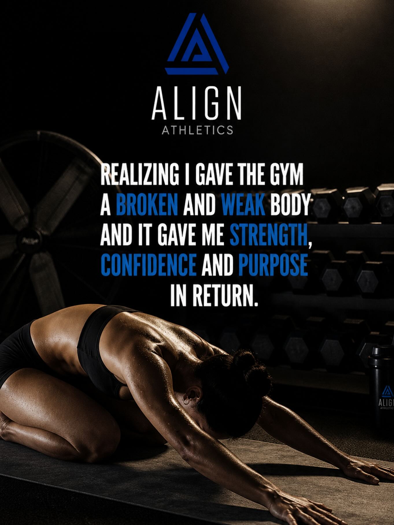 Sometimes the strongest thing you do is keep showing up.
You don’t need to start perfect. You need to start.
Strength changes more than your body.
It changes your mindset, confidence, and the way you carry yourself every day.
#thealignathletics #CypressTX #StrengthTraining #FitnessCommunity #womensfitness