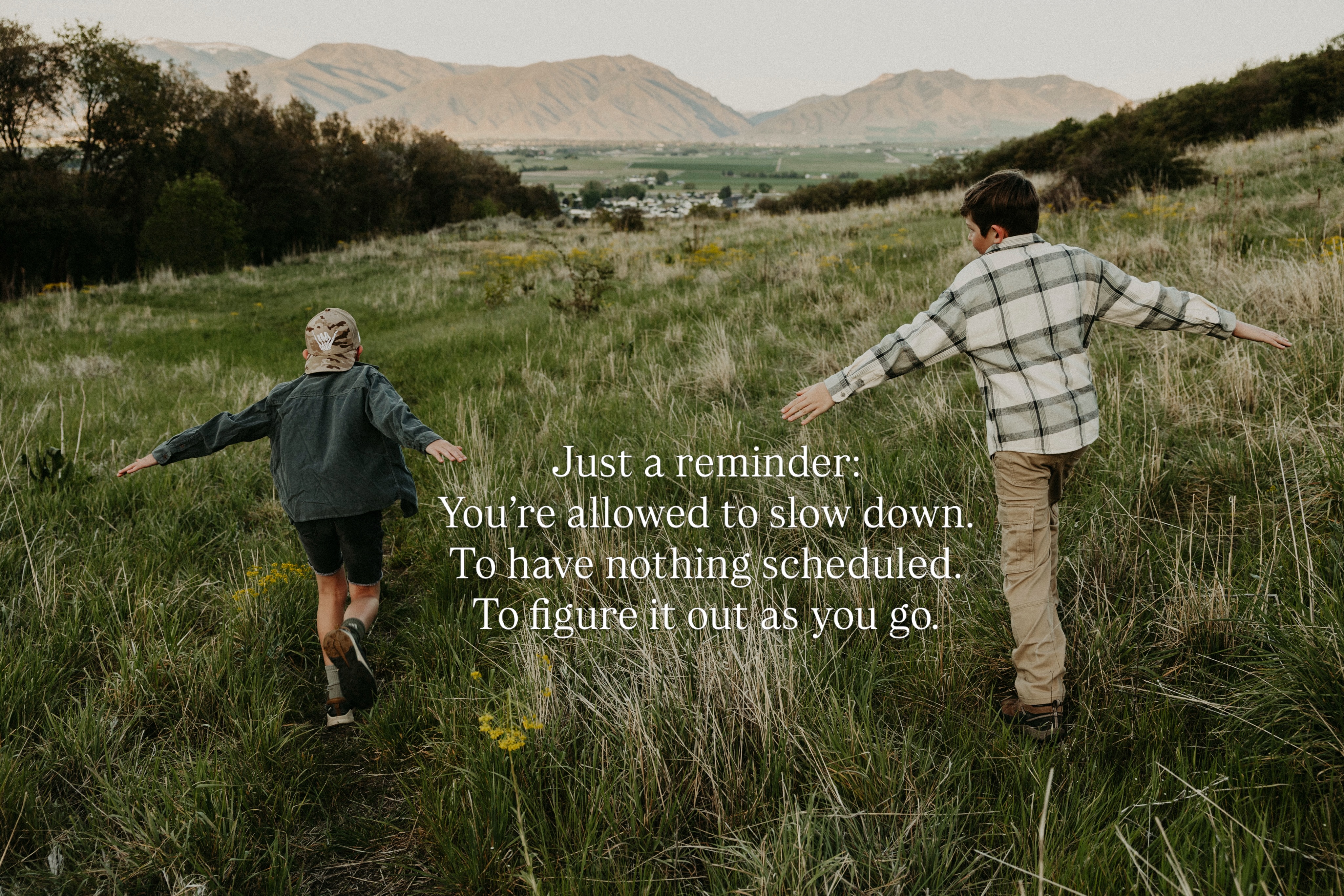 Our favorite days are the days we have no plans and nowhere we have to be. It is amazing what removing unnecessary obligations does for your stress levels. Here’s your permission slip to skip the extra activities and just enjoy a slow-paced summer.
Anyone else planning on a slow summer too? #slowdown#familytime #freerangekids #stressfreesummer #momlife