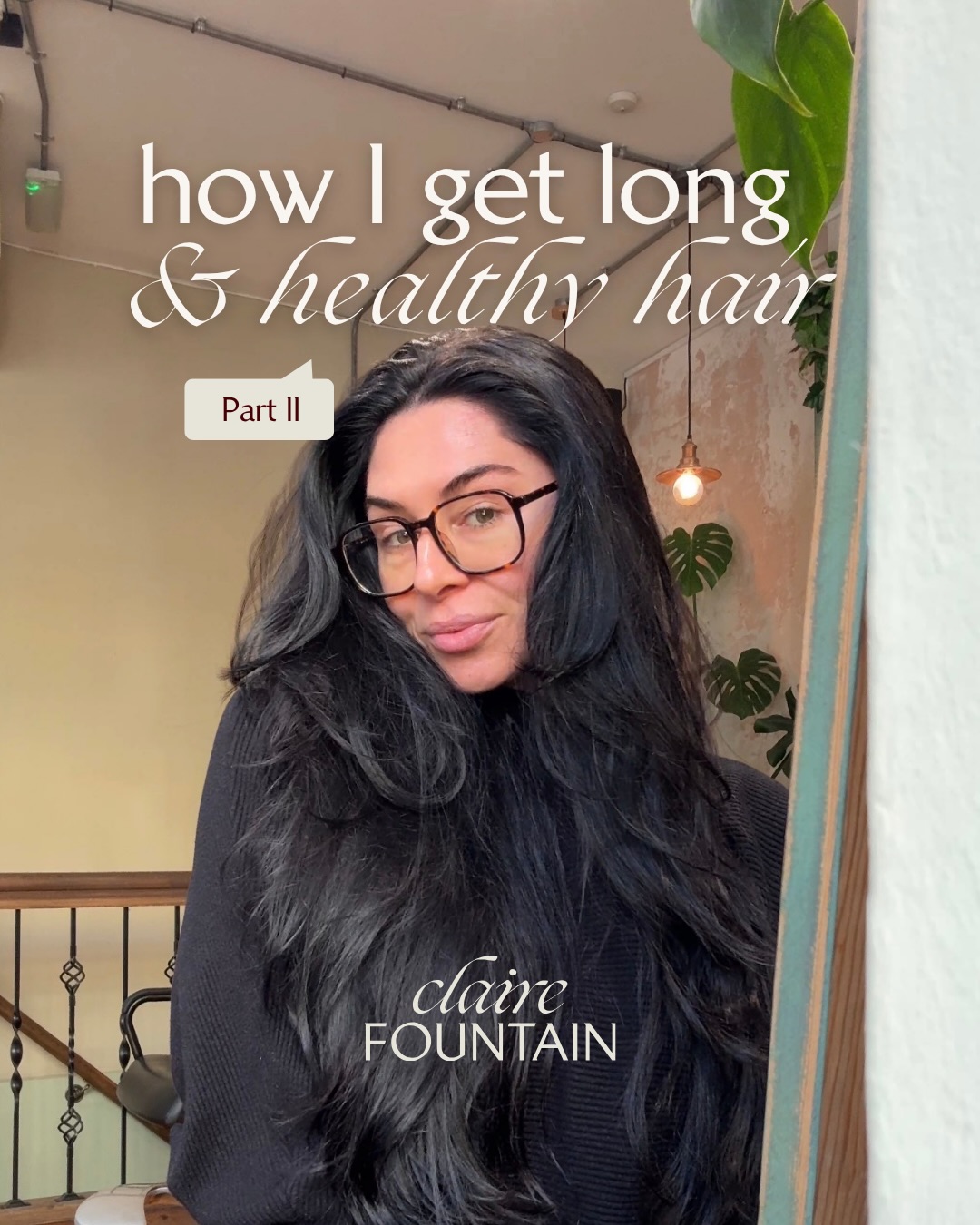 My hair has improved so much over the years. Thicker, healthier, more shine. As for haircut? I get face framing layers that angle down with very long layers all over. And because it's only right I keep up with new gram tools, comment Favorites & I'll send you my fav product links all in one place 🌹
