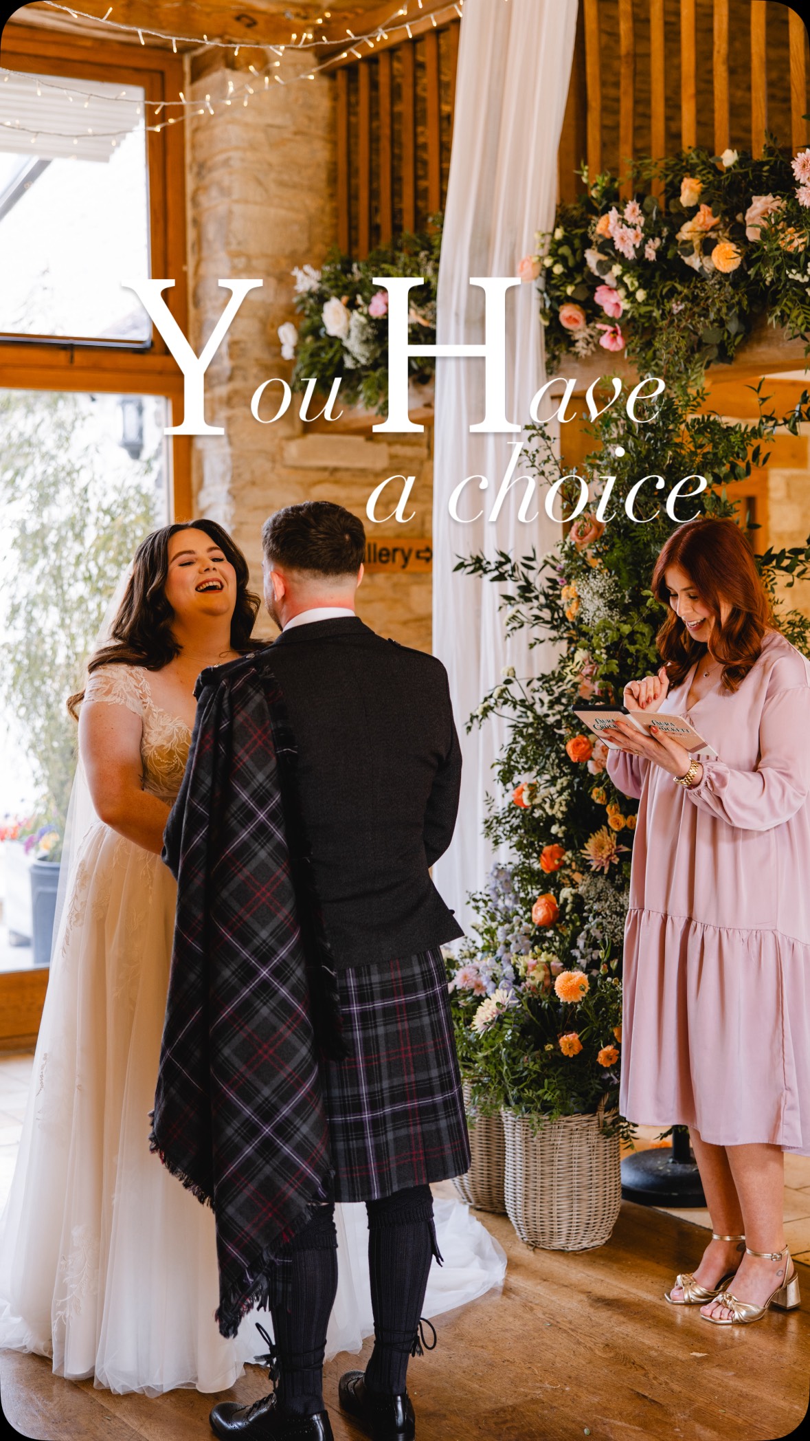 Venue teams - please let your couples know they have a choice for their ceremony and let them make the decision that feels right for them 🙏🏼
.
Once they’ve paid deposits it can be really difficult for them to get their money transferred or refunded if they do in fact want a celebrant instead of a registrar. It would be great if we can raise awareness of all of the ceremony options so people can make an informed decision.
.
Thank you to the incredible venues I work with who champion celebrants already, we just need to educate everyone that they have a choice when it comes to the type of ceremony they want. 🫶🏼