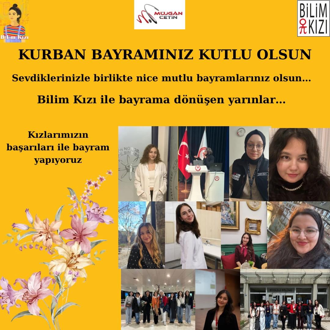 Bayram tatiline çıktığınız bu günlerde bayram kutlamasını KIZLARIMIZIN başarıları ile BAYRAM ediyoruz temasıyla yapalım istedim. Sevdiklerinizle gönlünüzce bayramlarınız olsun 🌹🌹🌹
