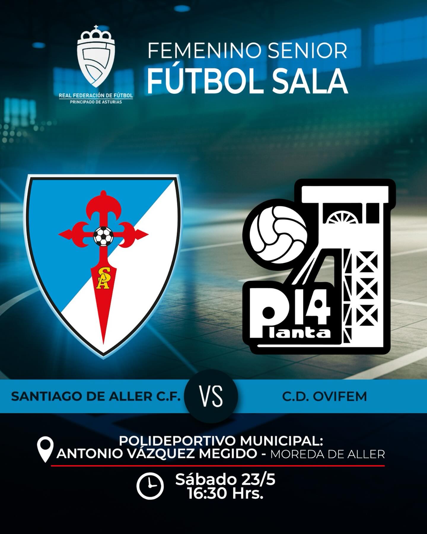 Último partido de liga donde nuestras guerreras nos harán disfrutar de un partido que seguro es muy vistoso ante nuestras amigas @planta14fsf El siguiente reto es disfrutar al máximo de la copa.
#soydelsantiagodealler #rendirsenoesunaopcion