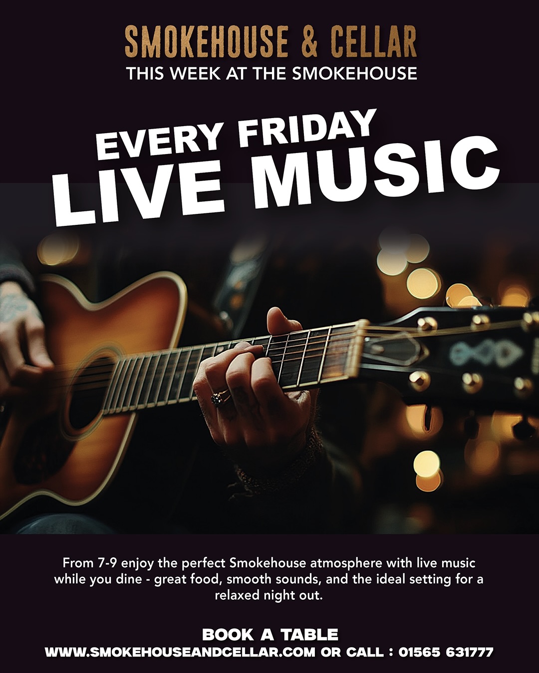 Live music at Smokehouse every Friday 🎶🔥
Summer cocktails, great energy and if the sun’s out, so is our terrace ☀️🍸
Plus, we’re serving up some of the best steaks in town — the perfect way to kick off the weekend 🥩✨
-
-
#cheshire #smokehouse #smokehouseandcellar #knutsford #livemusic