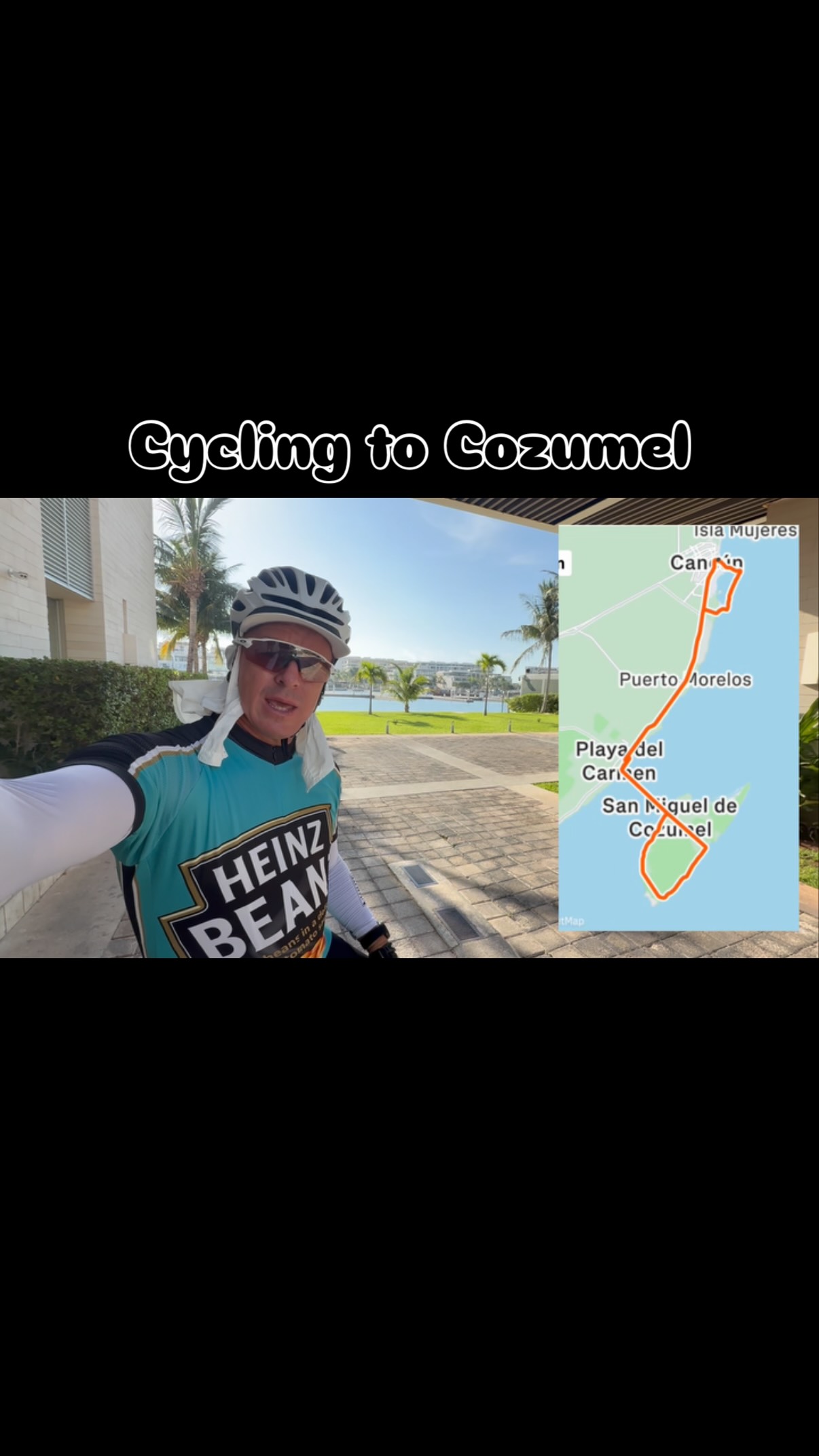 A fourth day back on the bike ready for next month’s ride across the US, Pacific to Atlantic with two friends. I’m trying to get back into shape, but also learn photo-editing all while sharing some gems of this region’s history as a tour guide. Enjoy my coast, enjoy my home! #mexico #cycling #cancun #cozumel #biketrip