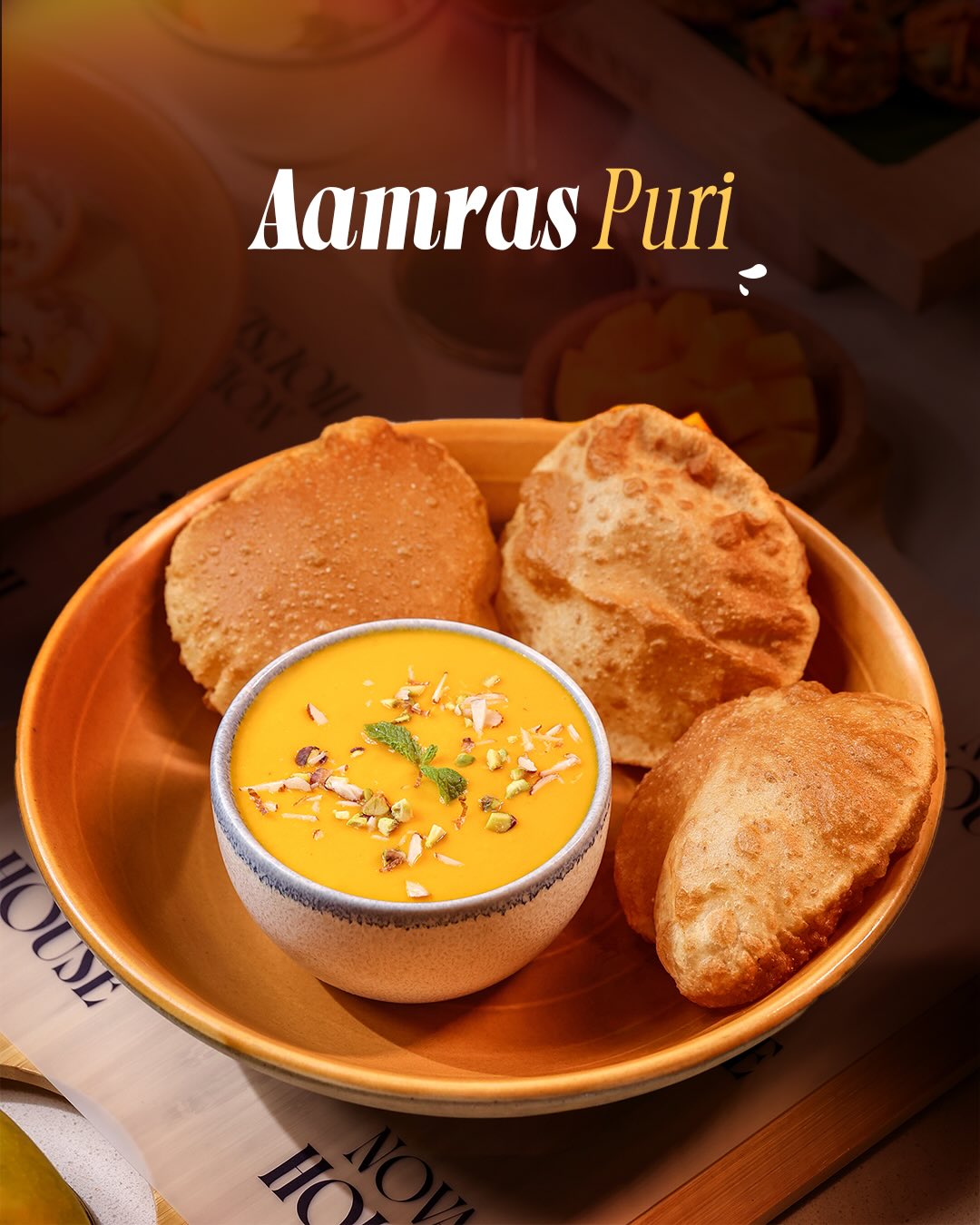 A true summer classic that never misses, our aamras puri is the iconic combo that brings all the right flavours to your table. Enjoy it at Nova House while the season lasts.
#novahouse #mangoseason #newrestaurant
#banquetsinmiraroad #summermenu
Nova house, new hotel in mira road, luxury hotel,
new restaurant, places to eat in mira bhayandar, bar