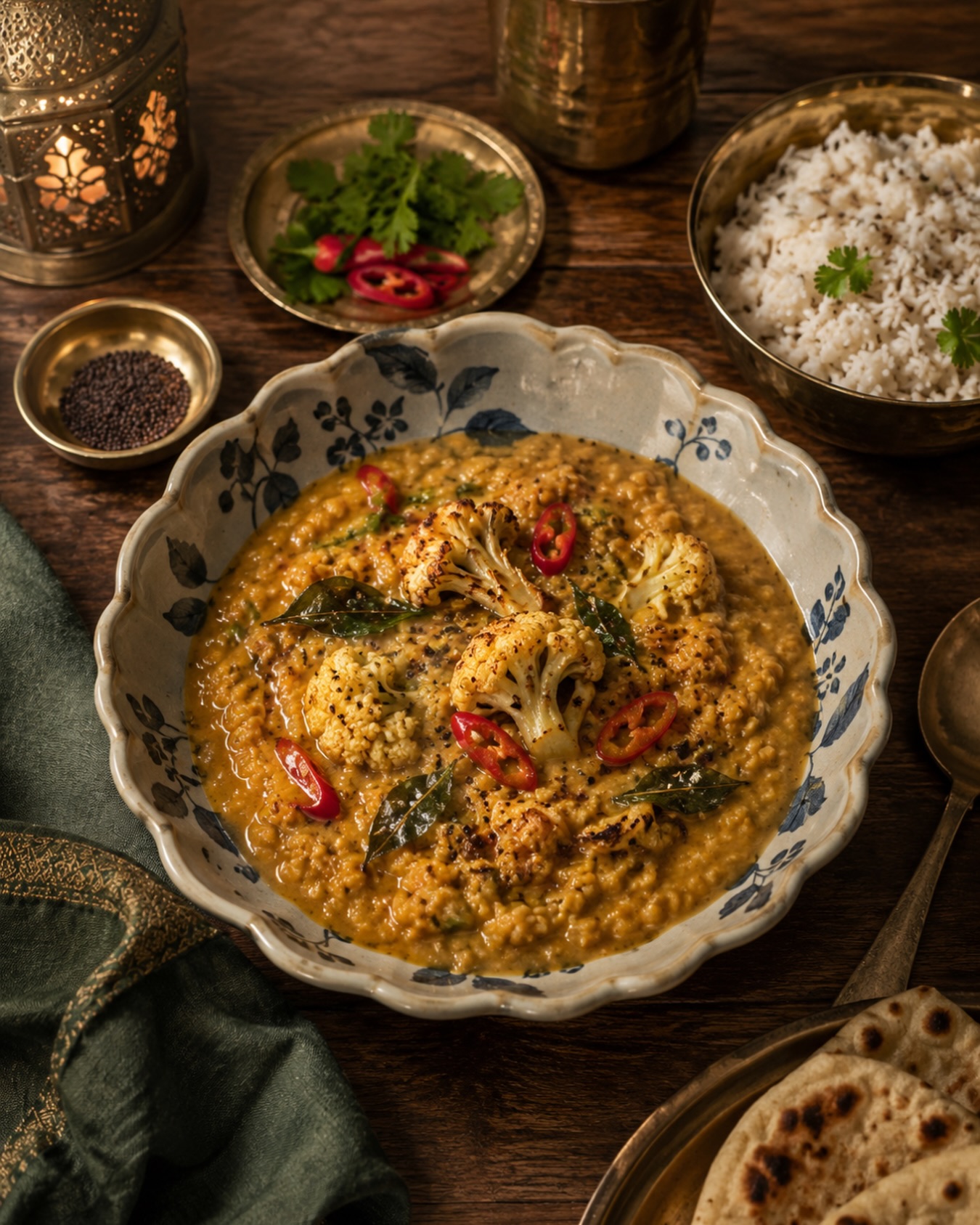 Cauliflower Dahl 🌱
Turmeric and garlic infused cauliflower steak served on a creamy coconut and spinach dahl, finished with a crispy garlic, curry leaf and mustard seed tarka.
Vegan and gluten free!
Available for delivery from Monday 25th May 📦
Visit https://www.thelarder.ch/product-page/cauliflower-dahl for more details!
#dal #cauliflower #food #delivery #zermatt
