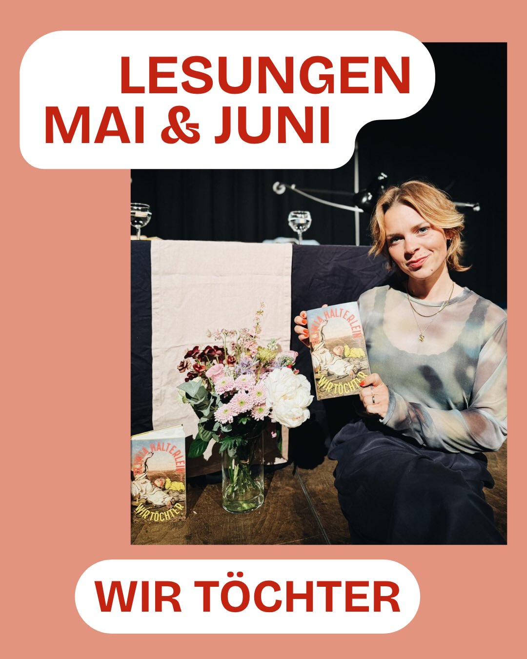 WEIL ES SO SCHÖN IST 💝
hier weitere Lesungstermine #wirtöchter @c.h.beckliteratur
MAI
@literaturhaushannover
@postostcafe @antislawismusforschung @maxim_gorki_theater
💐💐💐💐💐💐💐💐💐💐💐💐💐
JUNI
@buchczyliksiazka @sprachcafepolnisch
@literaturhaushamburg @aalhaus @muri.darida
@polski_ist_cool
@wist.derliteraturladen
@buchhandlungsubtext @kjr_dachau
@literaturhausstuttgart
💝💝💝💝💝💝💝💝💝💝💝💝
DANKE für die tollen Fotos @an__selm @reichenstrasse @mumukry 🙃💛😘