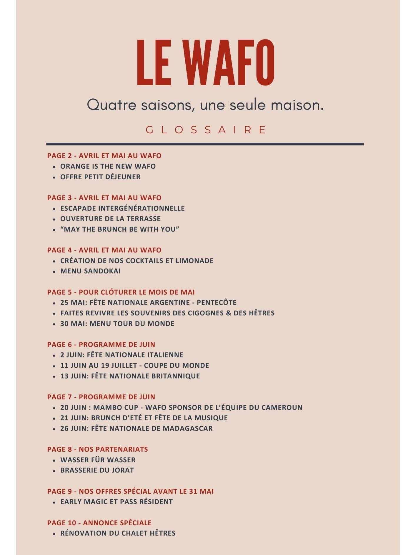 Chers amis : À cette ocassion nous partageons avec vous notre newsletter correspondant aux mois de Mai et Juin 2026. Vous trouverez ici tous les événements survenus et à venir. #gryontourisme #wafo @la_table_du_wafo