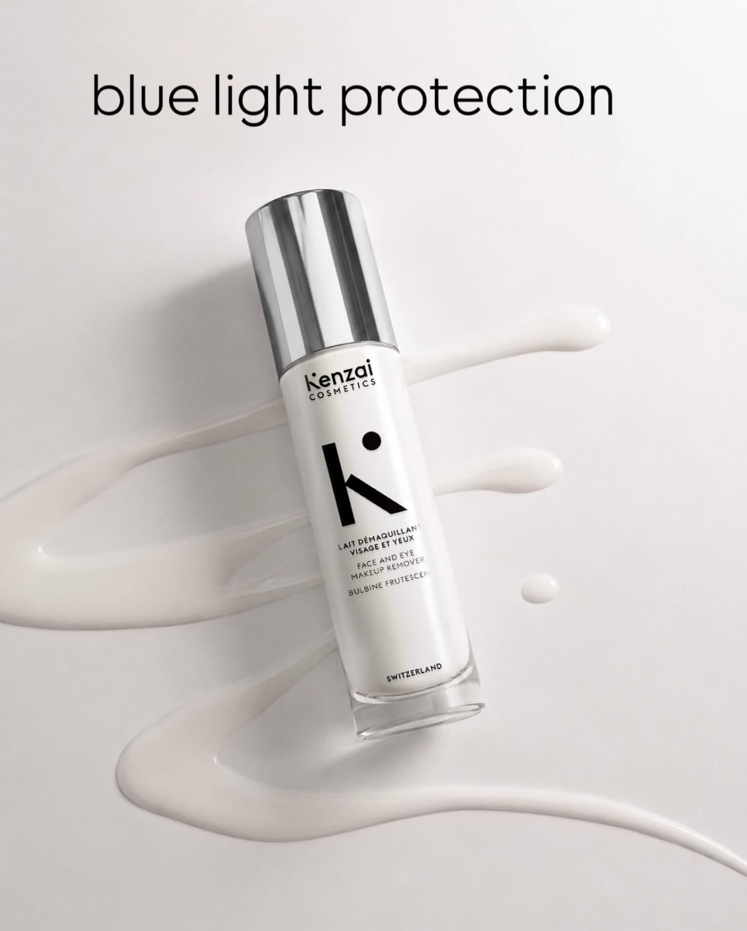 👉👉👉KENZAI x your Store! This makeup remover wipes away pollution, makeup and excess sebum, for deep cleansing, comfort and suppleness. Thanks to its innovative formula, no toner is necessary.
Protects, Hydrates, Regenerates, Plumps, Brightens
The blue light emitted by our devices is one of the main contributors to skin ageing. Our cosmetics contain two key ingredients that effectively protect skin: ectoine and Bulbine frutescens. #bluelight #slincareproducts #skincareessentials #skincaretreatment #skincareroutine