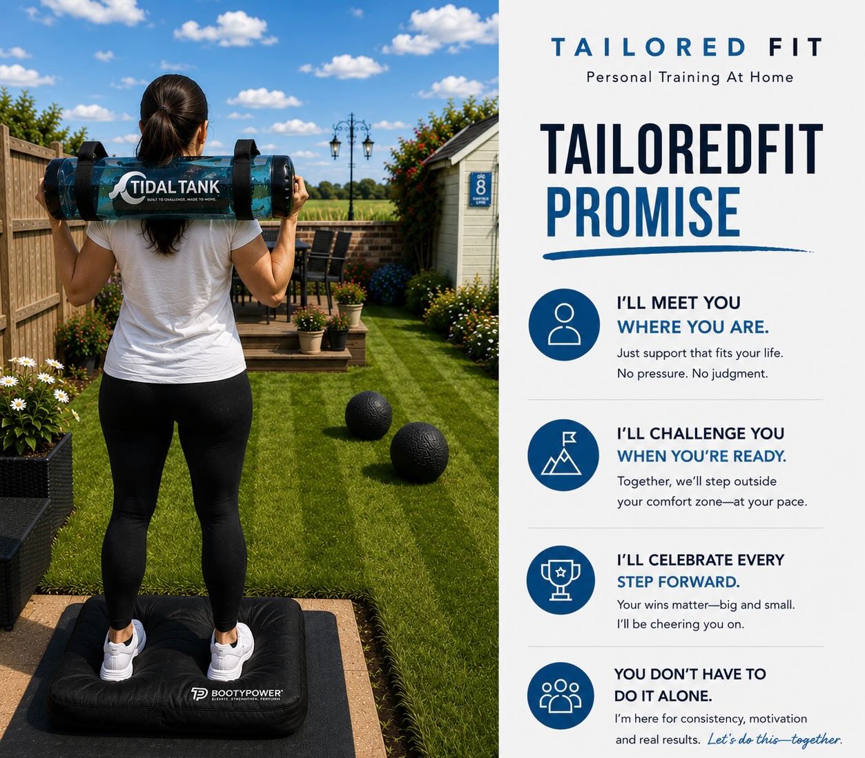 Tailored Fit Promise
#tailoredfit #telfordpt #yourjourney #teamwork