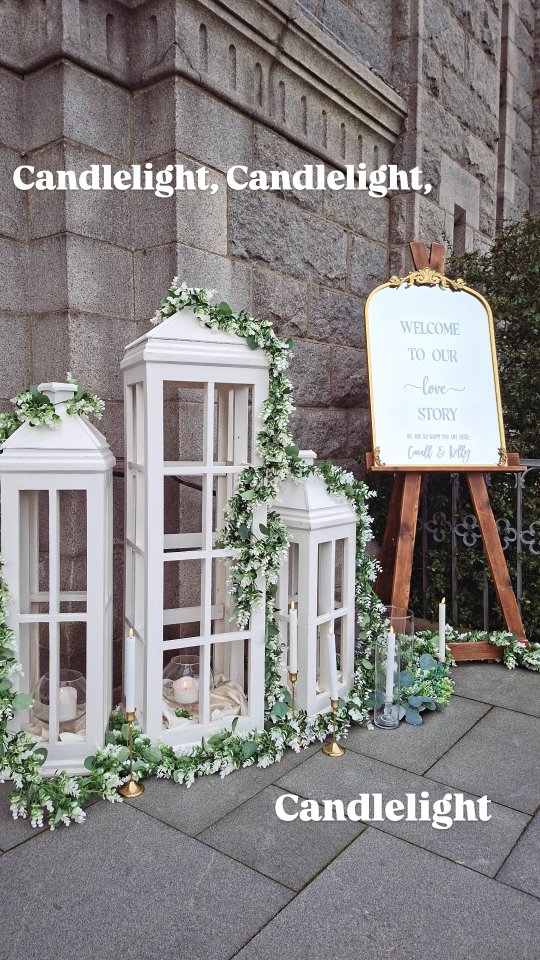 Just add candlelight...
One of the simplest yet effective ways of adding instant atmosphere to your event.