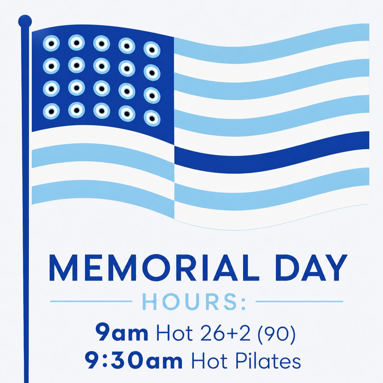#MemorialDay2026 schedule!
Come grab your spots while you can :) Just one of each class this holiday !!
Don’t forget about our MDW clearance sale with the merch either.. Happy almost summer everyone!!
#usa #focusyoga #signupnow