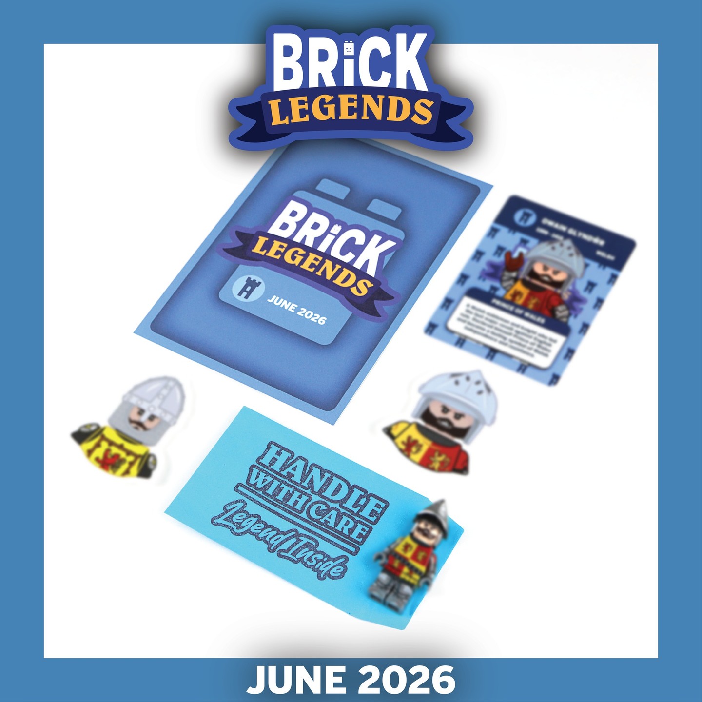 Are you ready for the June 2026 Brick Legends Box? It's ALMOST ready to launch!
Only 5 days to go until our June 2026 Subscriptions go LIVE - 26th May, 12PM (BST).
Your June Legend is waiting… 👀
Have you started your Brick Legends journey? Or will June be the first Legend you collect?
-
#bricklegends #unitedbricks #lego #minifigures #afol #brickarms #customlego #militaryminifigs #medieval #june2026