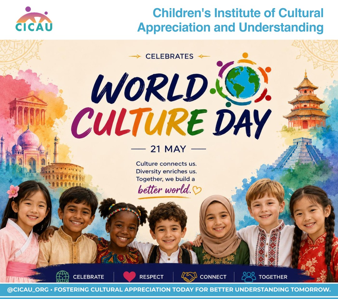 Celebrating World Culture Day! 🌍✨
At CICAU, we are passionate about helping children discover and appreciate the many cultures that shape our world. Through diverse literature, cultural storytelling, arts, and educational experiences, we encourage young people to embrace their own identities while learning to respect and celebrate others.❤️
Join us in honoring the traditions, voices, and experiences that make our communities stronger and more connected.
#WorldCultureDay #CICAU #CulturalEducation #CelebrateDiversity #RepresentationMatters #DiverseBooks #CommunityThroughCulture #LearningThroughStories