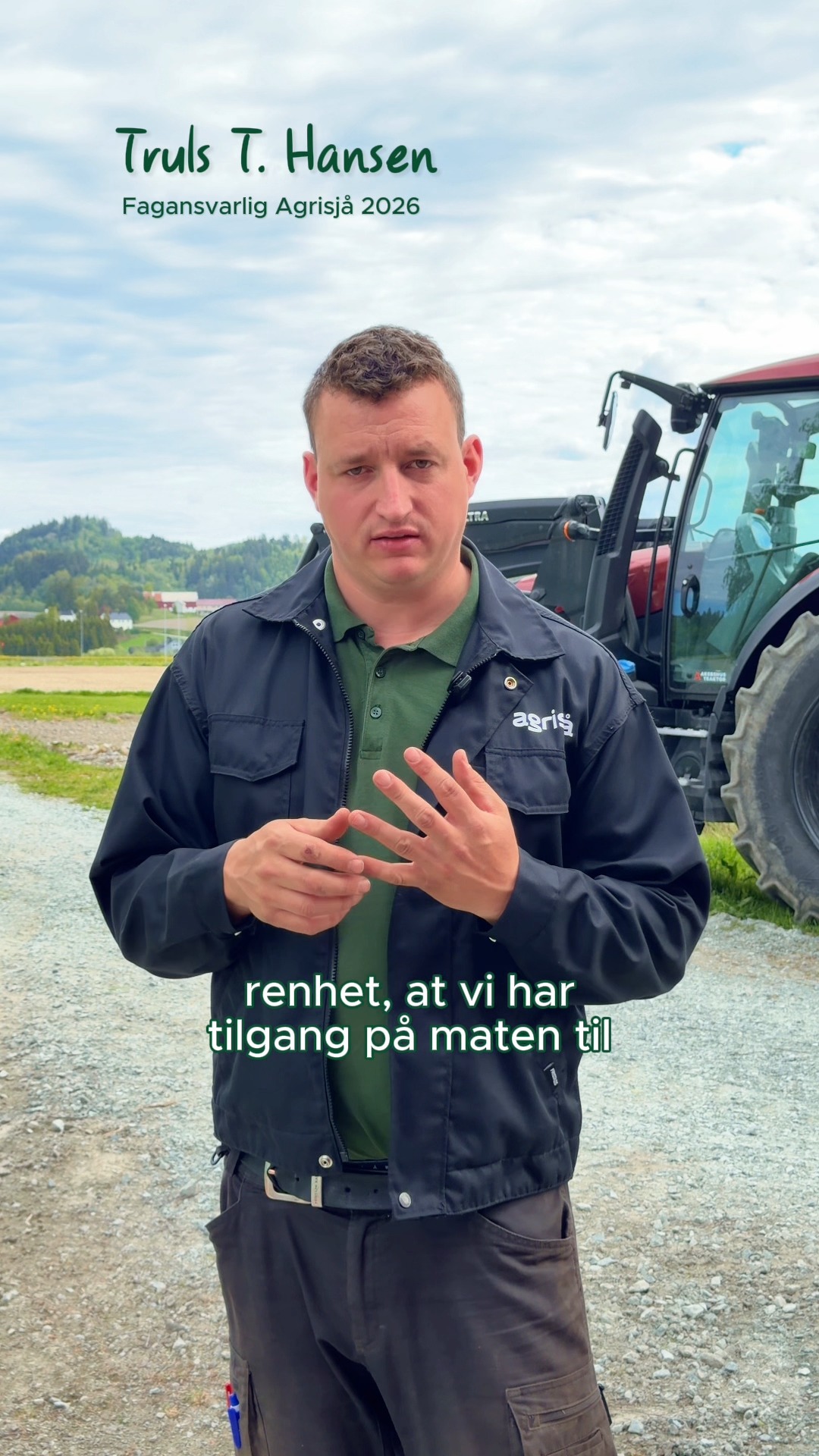 Bondens kunnskap er vår viktigste beredskap 💚 Tilgang på mat er som kjent livsnødvendig. I et stadig mer utfordrende verdensbilde blir egen, lokal og trygg matproduksjon stadig viktigere🌱 Fagansvarlig Truls oppfordrer DEG til å prioritere messa, for fellesskap og viktig kunnskap! Du kan lese mer om temaet på agrisja.no #linkibio 😉
Fagprogrammet er støttet av Trøndelag fylkeskommune.
#TrønderskLandbruk #lokalmattrøndelag #hvaskjeritrøndelag #NorskLandbruk #agrisjå2026