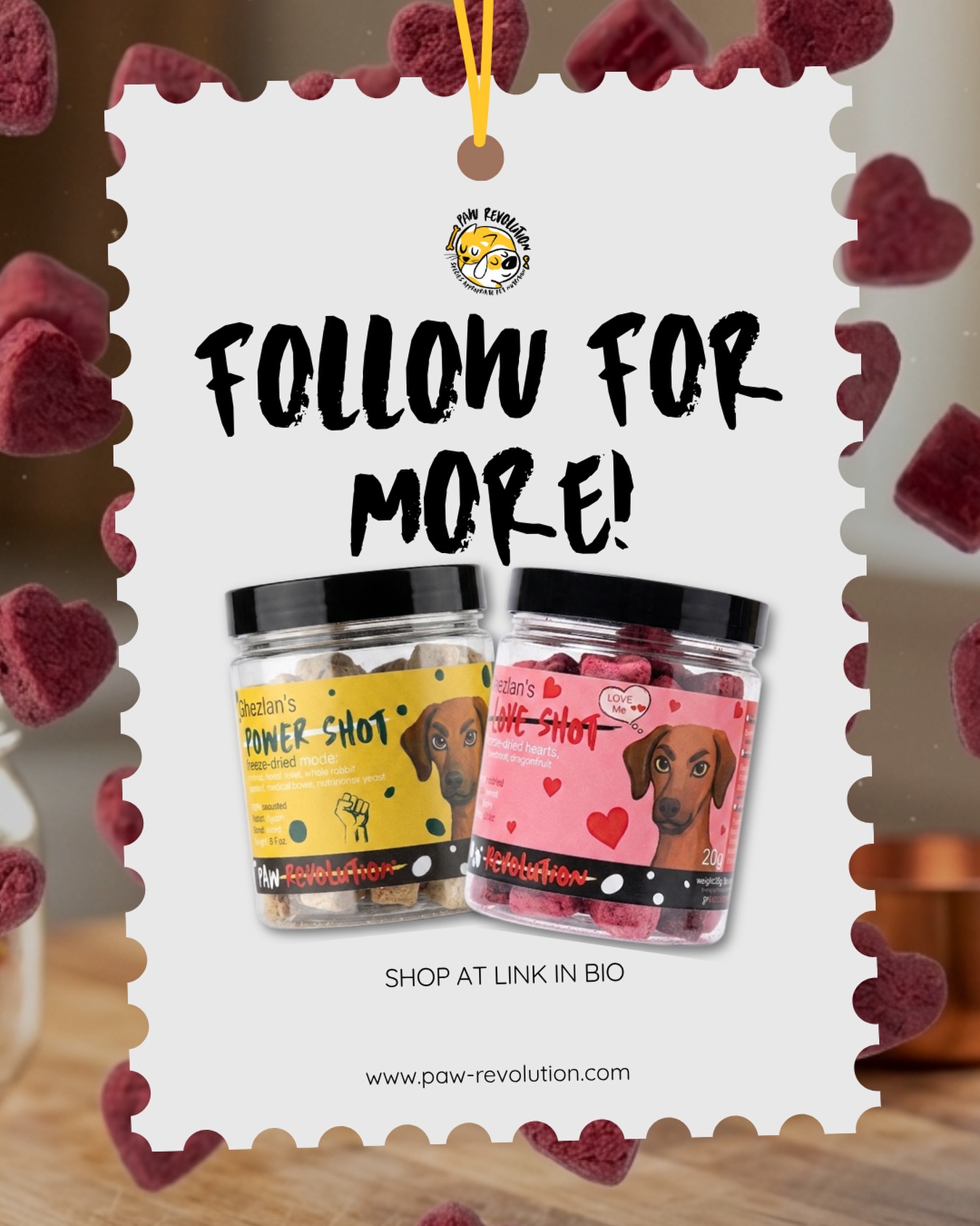 Is your pet looking to bulk up or just need an extra “”shot”” of energy for their daily adventures? Meet our Power Shot Cubes—the ultimate functional snack.
We’ve packed every cube with a powerhouse blend of:
🥛 Goat Milk for easy digestion and healthy fats.
🐇 Rabbit Meat & Liver for lean, muscle-building protein.
🌾 Foxtail Millet & Medjool Dates for clean, natural energy.
✨ Nutritional Yeast for that essential B-vitamin boost.
Whether you’re training a puppy or supporting an active athlete, these freeze-dried cubes deliver raw nutrition in a convenient, high-impact bite. 🐾
Ready to power up? Shop the link in our bio! 🚀
#Healthypetfood #Freshcatfood #freshdogfood #doglover #catlover