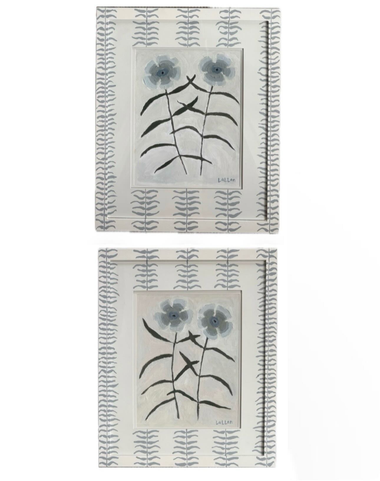 Bring May Flowers I and II
Hand painted frames and mat with original oil painting
Outside dimensions are 18"x22"
Can be sold by the pair or single