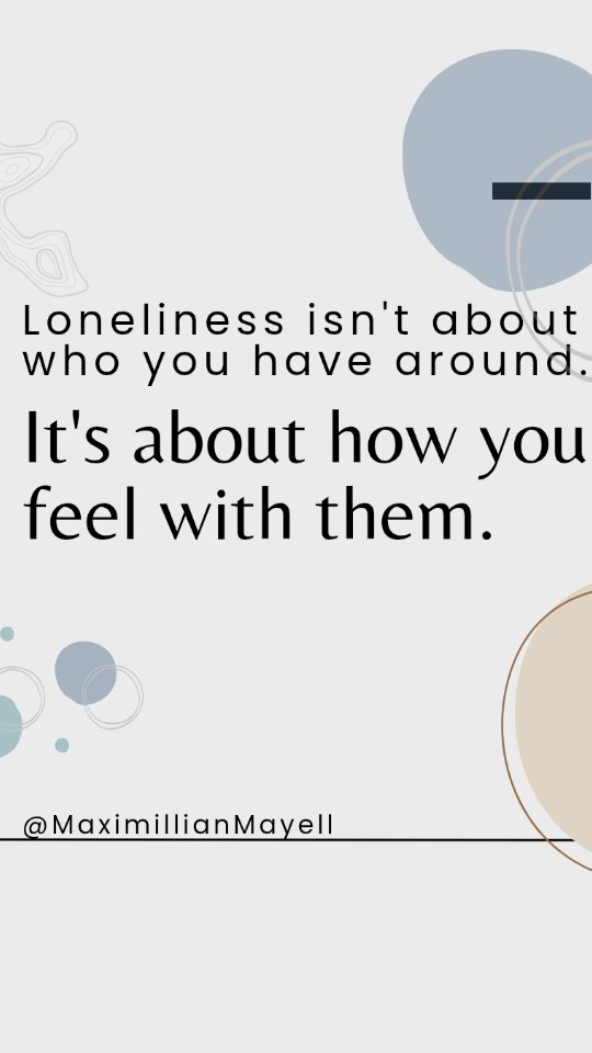 You can be surrounded by people and still feel completely alone.
That’s because loneliness isn’t always about being physically by yourself — sometimes it’s about feeling disconnected, unseen, or unable to really connect.
Loneliness can have its roots in childhood, or simply be a time in the present where we are feeling isolated from people around us.
Follow for more information about loneliness, connection and community.