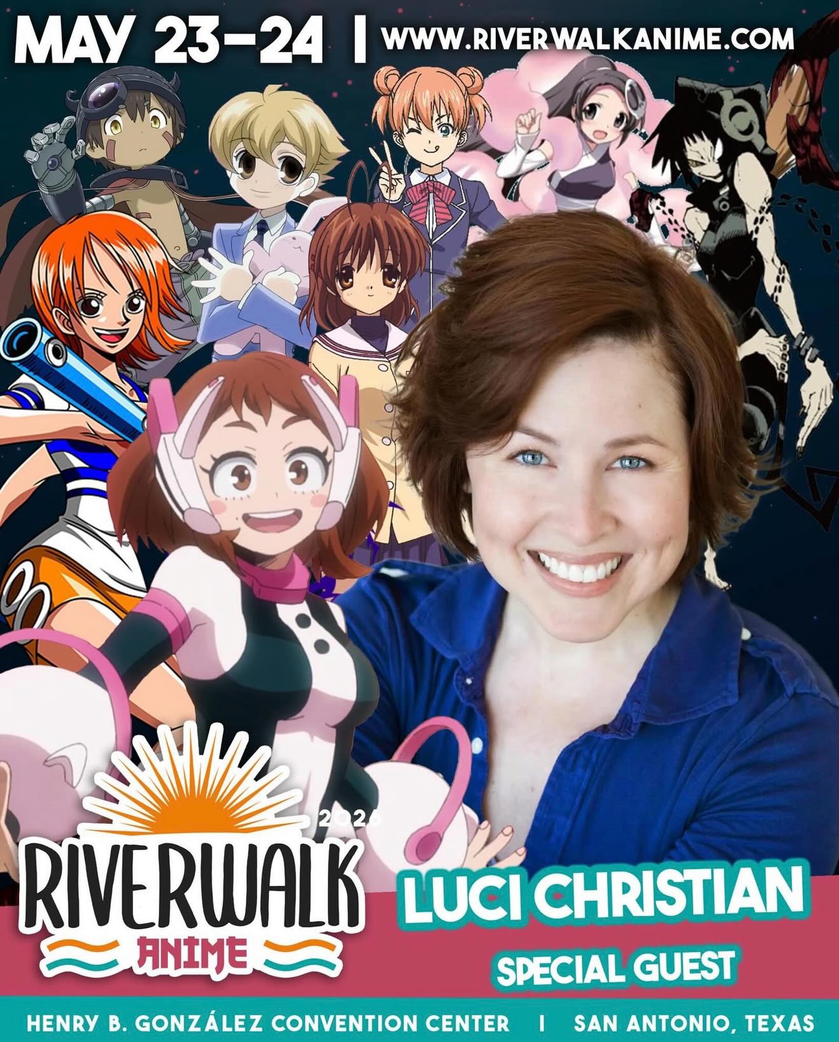 See y’all @riverwalkanime this weekend! 🏴☠️⭐️❤️