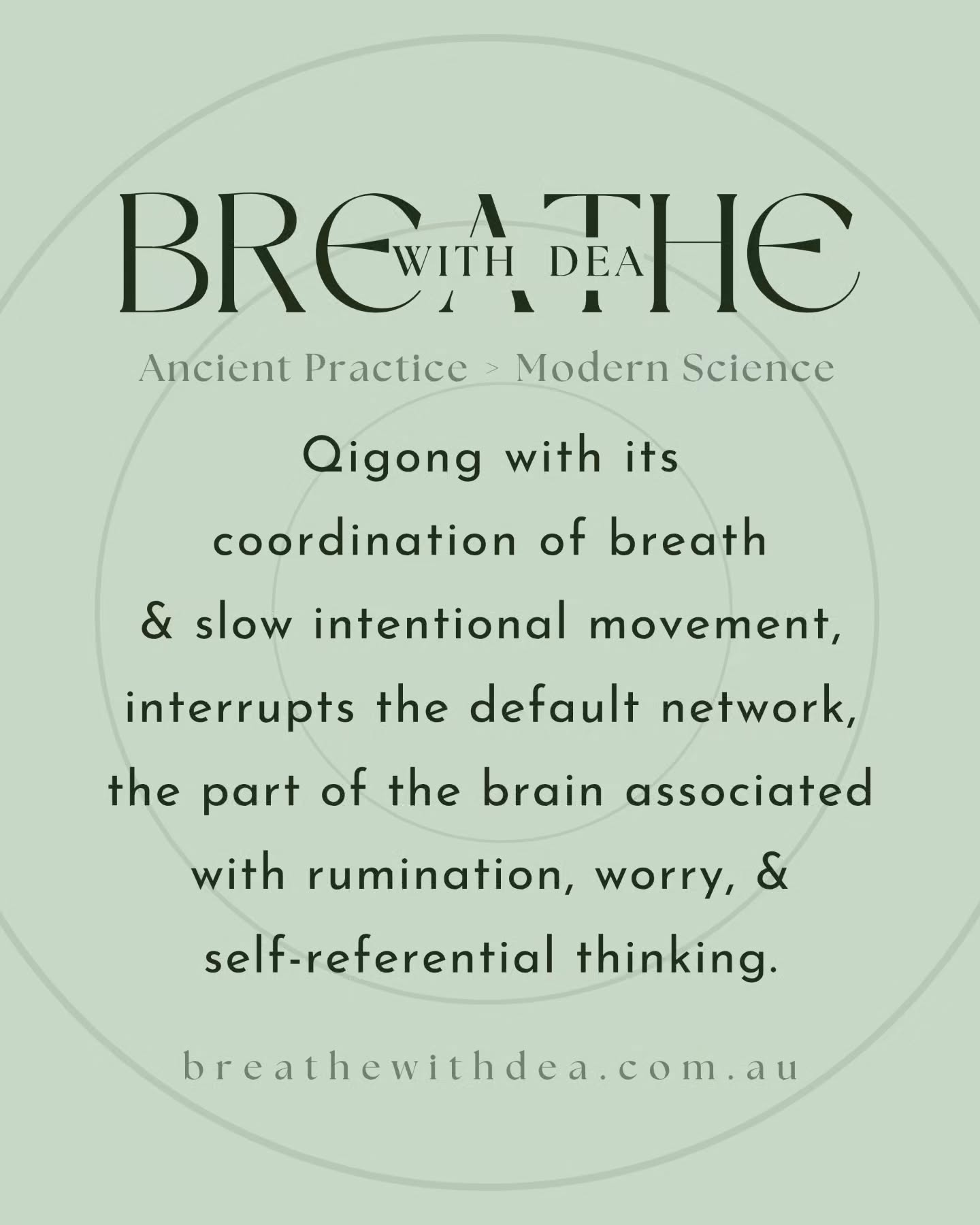 Neuroscience is now helping explain what the ancient practice of Qigong has understood for thousands of years.
With its coordination of breath, slow intentional movement, and focused awareness, Qigong helps interrupt the brain’s default mode network — the area associated with rumination, worry, and self-referential thinking.
As the nervous system begins to regulate, the body shifts away from stress physiology and into a calmer, more restorative state.
Sometimes healing begins not by doing more, but by slowing down enough for the body and mind to reconnect.
#neuroscience #nervoussystem #restorative #qigong