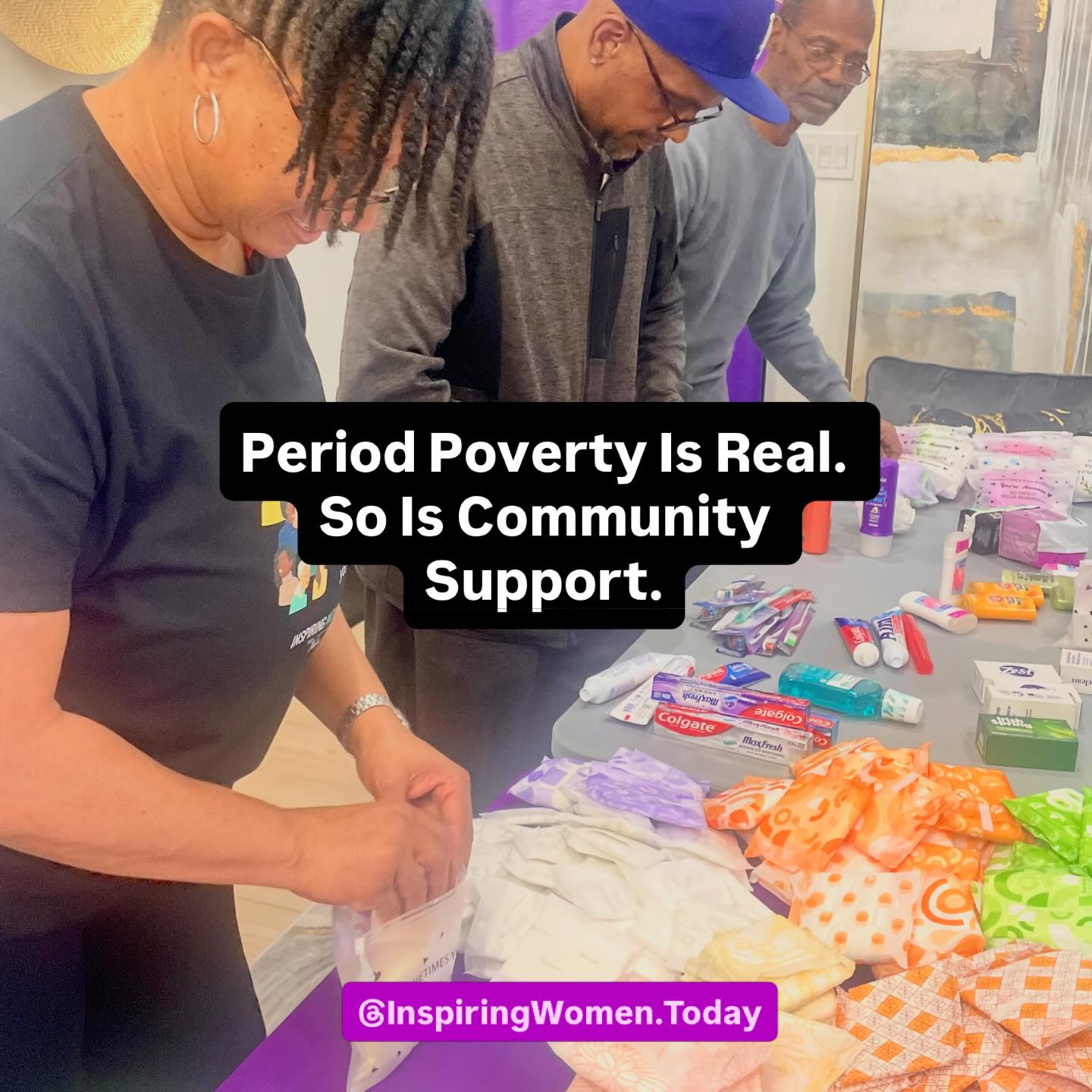 Period Poverty Awareness Week = Small acts create big impact.
Volunteers joined us to pack period care and hygiene kits for individuals facing period poverty across Texas.
These kits include more than supplies; they provide confidence, dignity, and relief for someone who may otherwise go without.
Thank you to every supporter helping us fight period poverty and bring period equity to our communities.
🫶🏽 @InspiringWomen.Today
Period Poverty Awareness Week (May 11-15) is a week created by @periodsupplies to shine a light on period poverty and the impact it has on people who menstruate. 🩸✨
#PeriodPovertyAwarenessWeek #MenstrualEquity #texasnonprofit