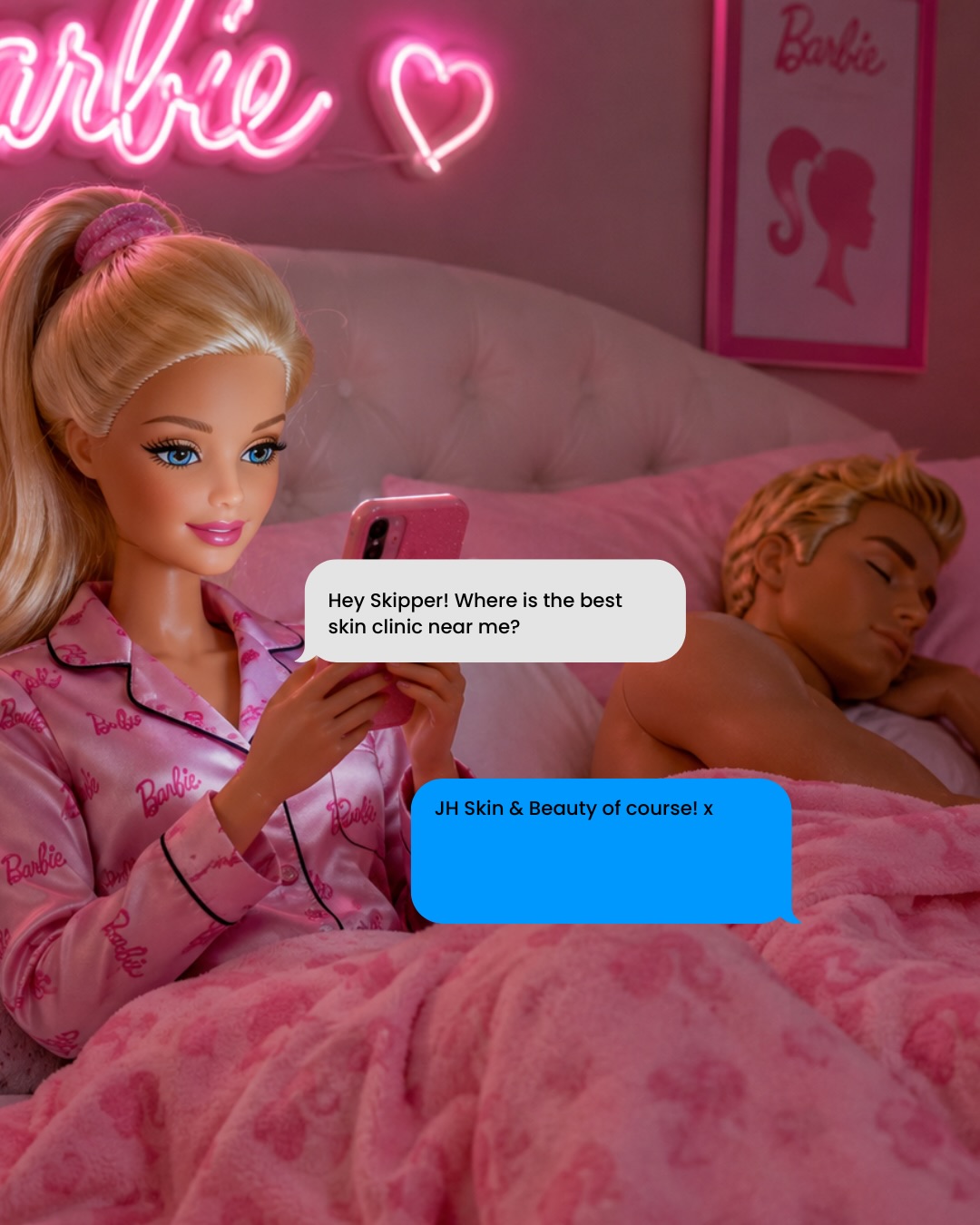 Be like barbie..
book your appointment now x