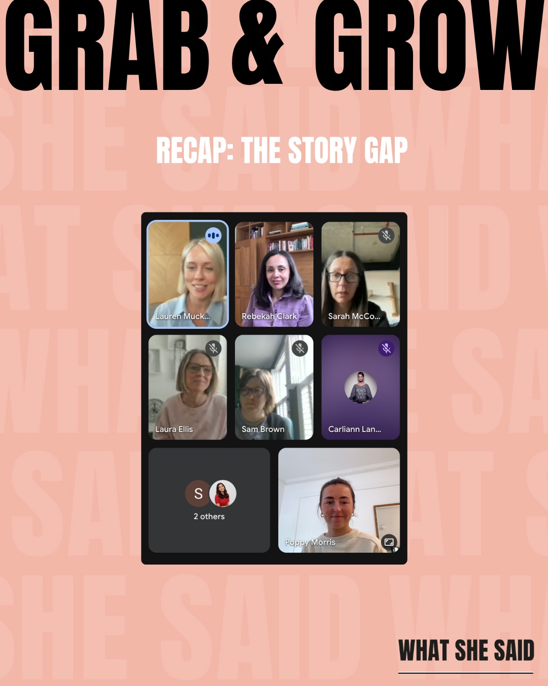 A recap of our Grab&Grow event with @rebekah_clark78 🔥
One of the biggest conversations of the day was around this idea: your business has evolved, but has your story kept up?
Growth changes your perspective, your work and your value and so your story deserves to evolve alongeside that.
Thank you to everyone who joined us and contributed to such a thought provoking conversation 🤍 Keep an eye on our socials for the next event!