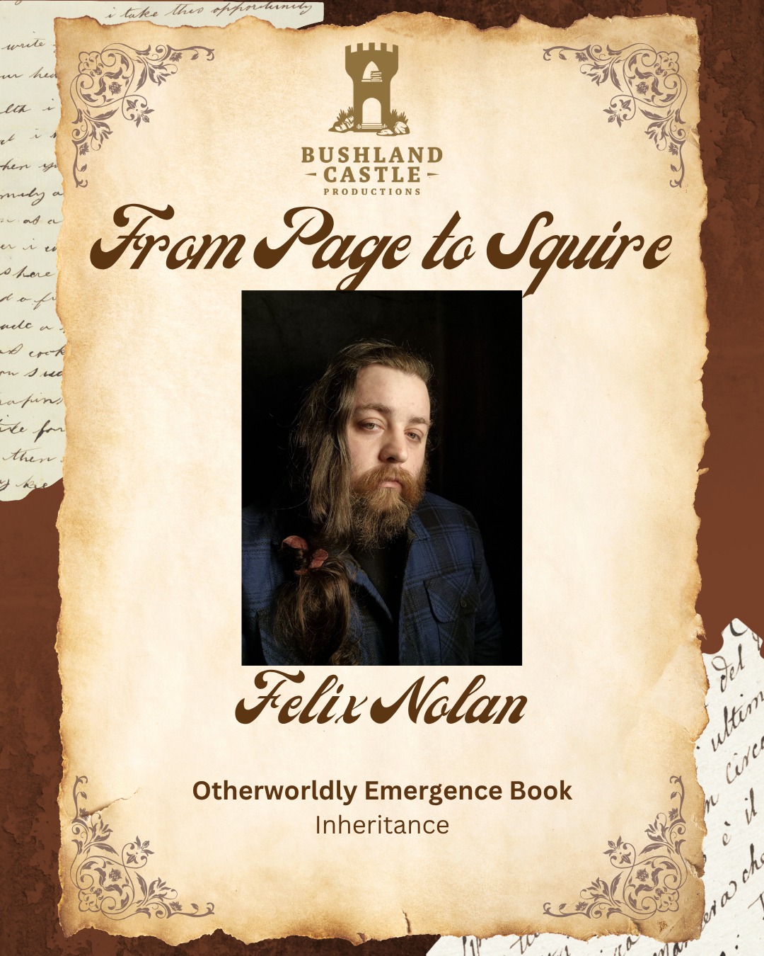 Felix was a little different to the other submissions. He was actively sought out after being recommended by a close friend of Bushland Castle Productions. We advised him of the opportunity and he submitted just in time. His story has grown a life of its own during the process of writing and I look forward to sharing it with the world.
If you would like more information about the series, then please check out the website.
https://www.bushlandcastleproductions.com/publishing/owe