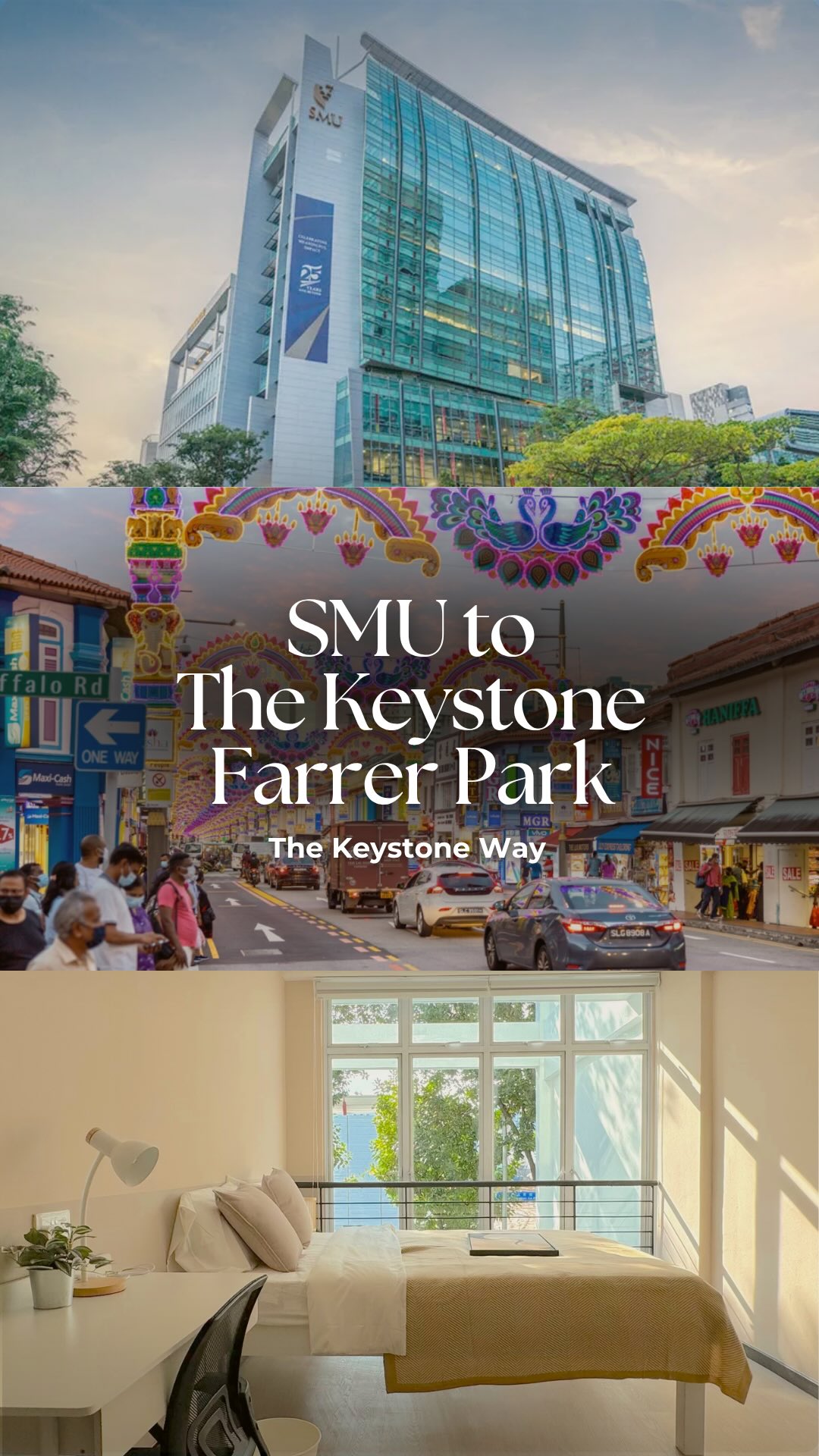 The Keystone Way: SMU → The Keystone Farrer Park 🚶♀️✨
Follow this timelapse from Singapore Management University (SMU) to The Keystone Farrer Park, a centrally located stay designed for students in Singapore.
With convenient access to the city, nearby eateries, and SMU, The Keystone Farrer Park offers the comfort and connectivity needed for daily life. 🚌🍛
Whether you’re heading to class, exploring the city, or winding down after a long day, enjoy a space that feels comfortable, practical, and well-connected.
Welcome to life at The Keystone Farrer Park.
🔗 Book your stay now through our website — link in bio!
#thekeystone #studentaccomodation #farrerpark #smu #insead