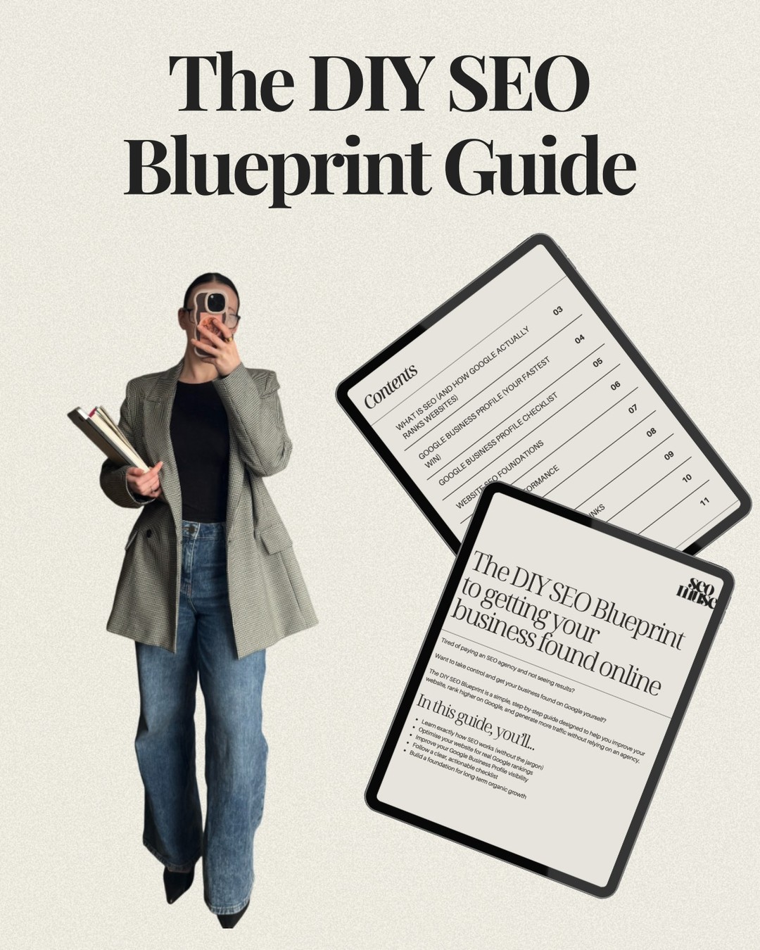 The reason I created the DIY SEO Blueprint guide
I’ve worked with businesses for over 6 years, and I understand that budget can often be a barrier.
This guide is designed so you can implement SEO yourself and still grow your business without the heavy costs.
It does require your input, just as much as I’ve put mine in, because SEO isn’t one-size-fits-all.
I’ve made it suitable for all businesses and included the information you need to get started and make progress.
While I’ve aimed to cover everything, I also offer a supportive space where you can ask questions or raise concerns as you work through it.
If you’re looking for a budget-friendly way to implement SEO, the DIY SEO Blueprint is a great place to start.