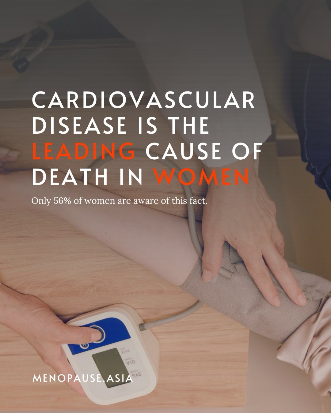 Heart disease is the leading cause of death in women. Only 56% of us are aware.
For decades, womenโs heart health was understood through the lens of male physiology. In 2020, the American Heart Association finally named what midlife women had been feeling: the menopause transition is when cardiovascular risk accelerates โ and itโs also the window where action matters most.
But hereโs the most important part: action during this window changes the trajectory of the next 30 years. Youโre not too late. Youโre right on time.
This Thursday, join our second AMA with Dr. Rowina Murray, Clinical Cardiologist at Institut Jantung Negara. Sheโll go deeper on what your hormones mean for your heart, and what to actually do about it.
โจ To join us, comment ๐๐๐๐๐ below and weโll DM you the registration link straight away.
๐๏ธ Thu 4 June ยท 8pm
๐ป Online via Microsoft Teams
๐๏ธ Free ยท with Dr. Rowina Murray
For educational purposes only. Not medical advice.
โโโโโโโโ
Weโre ๐ ๐ฒ๐ป๐ผ๐ฝ๐ฎ๐๐๐ฒ ๐๐๐ถ๐ฎ -connecting you to licensed physicians for personalised menopause care, and supporting you with education and community.
๐ฌ We believe no woman should have to navigate this alone.
#MenopauseAsia #SeenAtMidlife #MenopauseAwareness #WomensHealth #MidlifeHealth