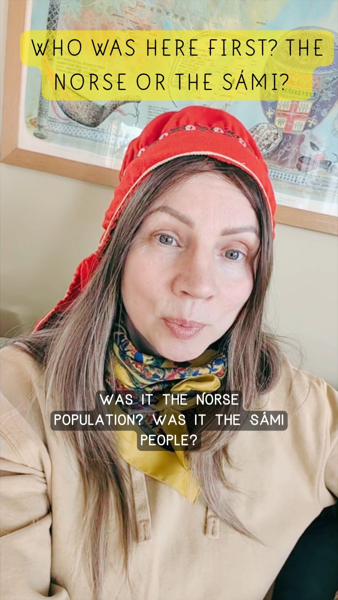 We don't actually know who where the first people her on this land we live on.
Just a few weeks ago researchers found evidence of people living here DURING the Ice age. Before that we were told that people came to live here AFTER the Ice age. ❄️
We don't know who came here first. It might have been a totally different extinct people... 🌍🌟
But we know both norse and Sámi have been her a loooong time.
Who know what we will know about our history in the future...
But at the moment we know we are all here today! 🌞🦌
Docent Mari-Ann Kind Jackson from National Nordic Museum in Seattle explained this very nicely! Thank you!
#Sápmi #history #IndigenousHistory